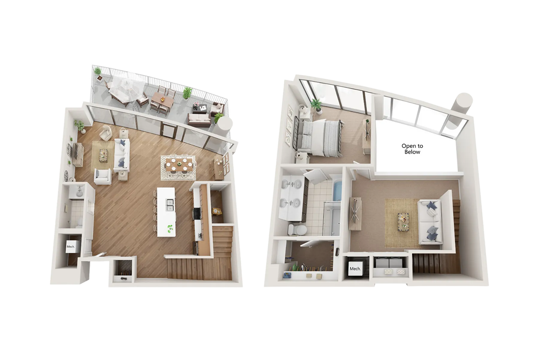 Arrive Upper Kirby_1BR 1BA Garden Loft A
