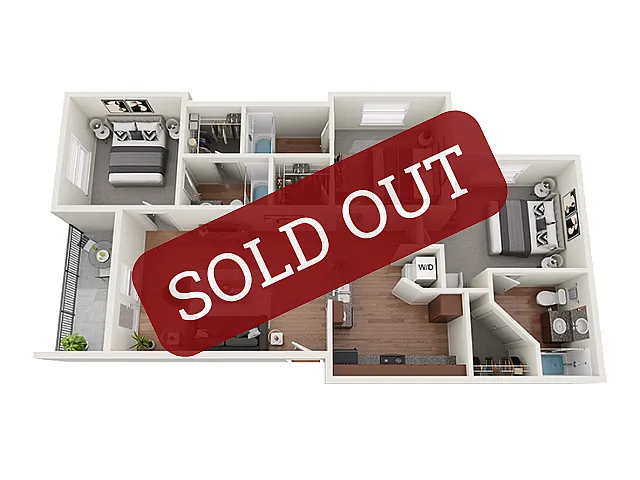 The Social on Hovey - Sold Out Floorplan