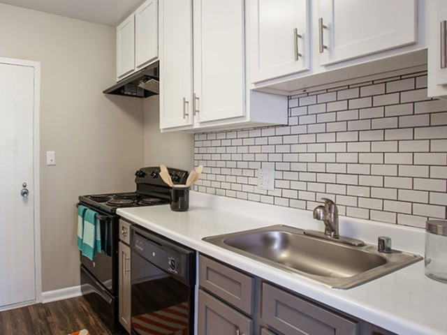 Image of Gourmet Kitchen with Shaker Style Cabinets for The Social North Charles®