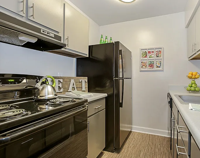 the avalon apartments kitchen