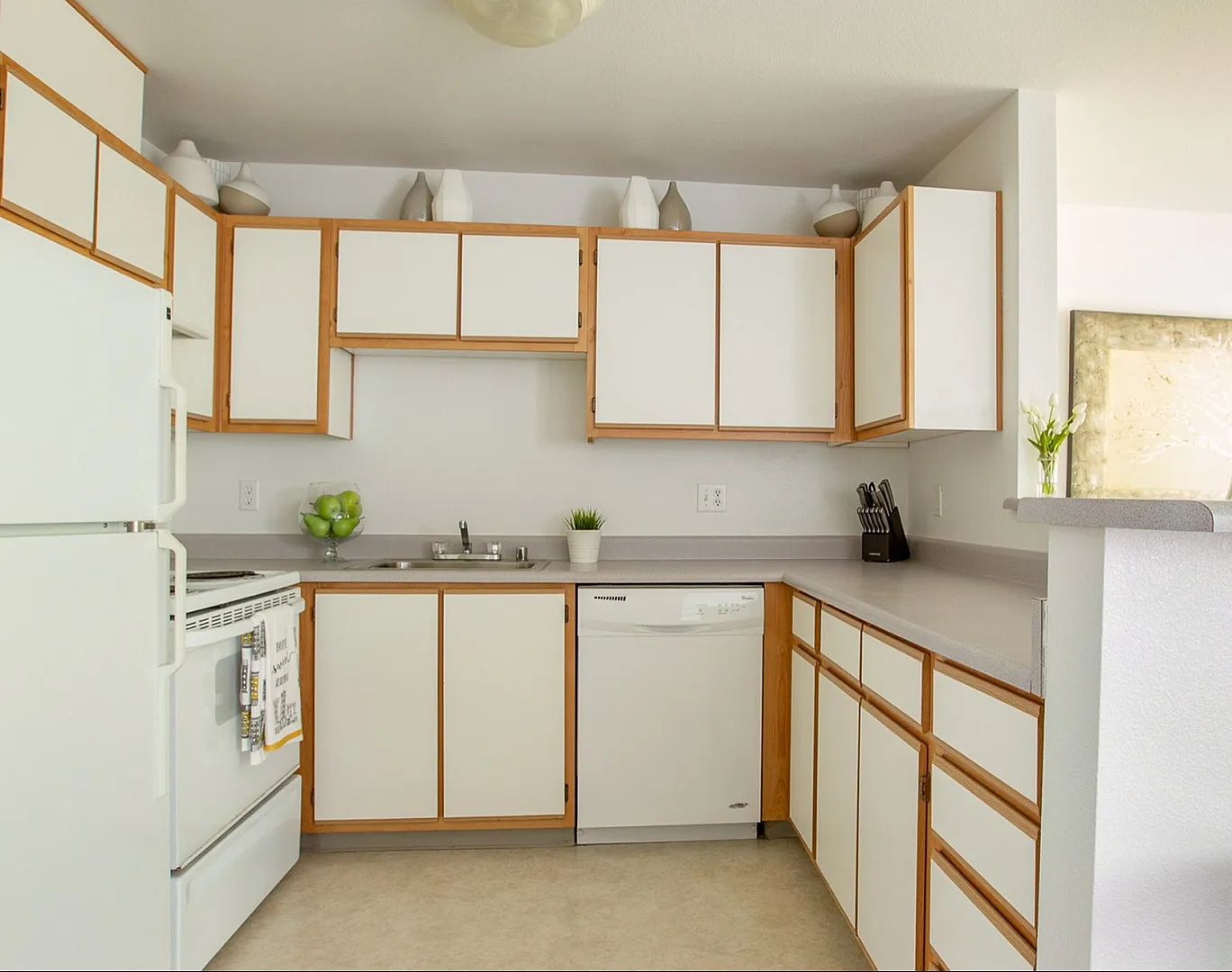 renew rock maple kitchen