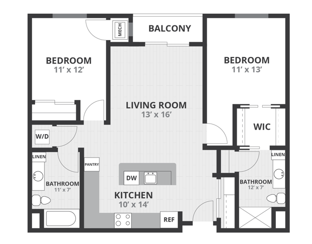 D2 | 1505 Apartments & Townhomes