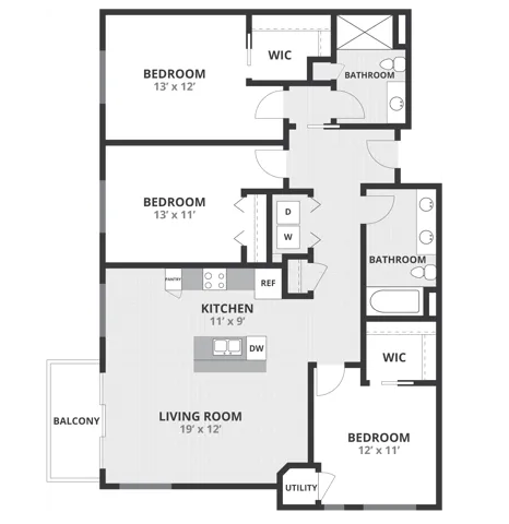 3B | 1505 Apartments & Townhomes