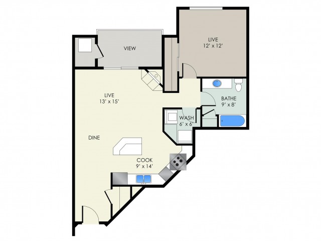 The Vanheise | The Landmark at Hatchery Hill | Apartments in Fitchburg, WI