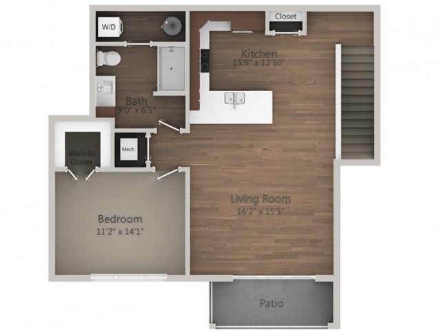 Floor Plan 1L | Seasons at Orchard Hills | Apartments in Oak Creek, WI