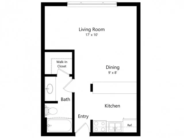 Efficiency | Valley View Apartments | Apartments in Madison, WI