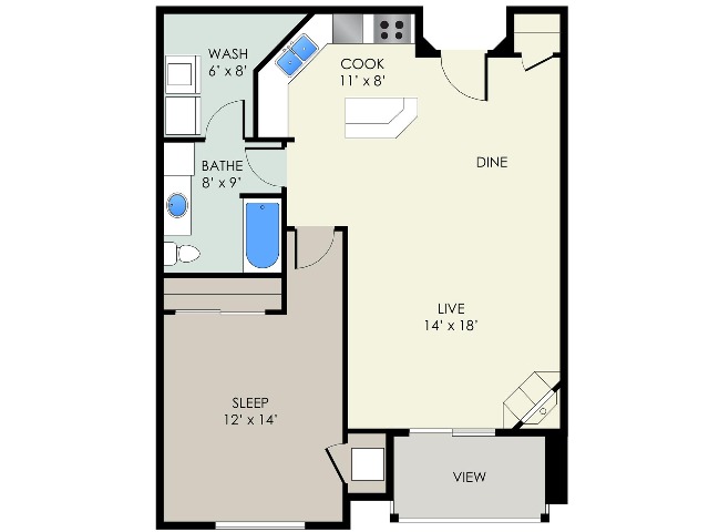 The Babcock II | The Landmark at Hatchery Hill | Apartments in Fitchburg, WI