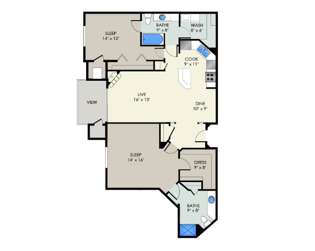 The Grant | The Landmark at Hatchery Hill | Apartments in Fitchburg, WI