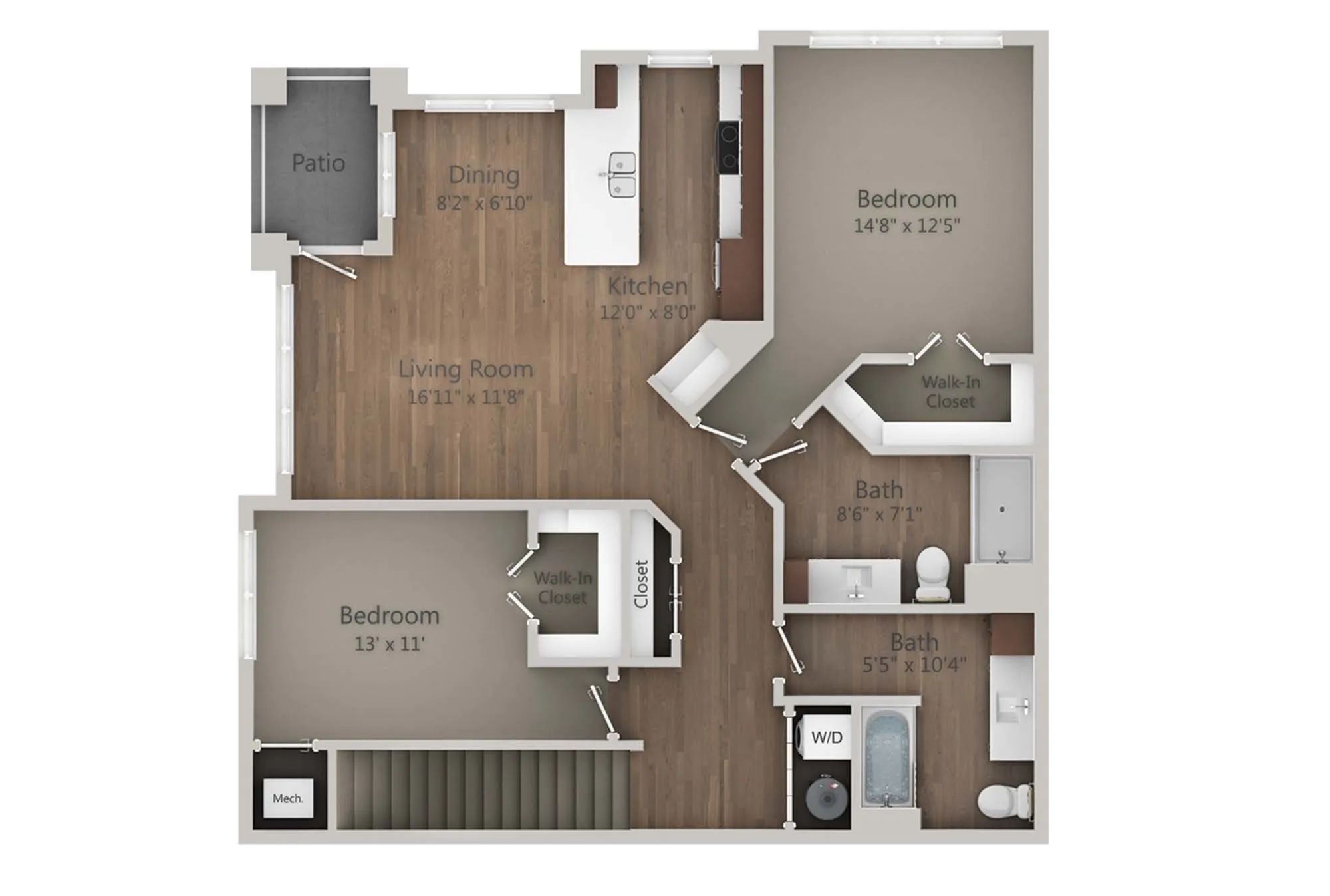 Floor Plan 2I | Seasons at Orchard Hills | Apartments in Oak Creek, WI