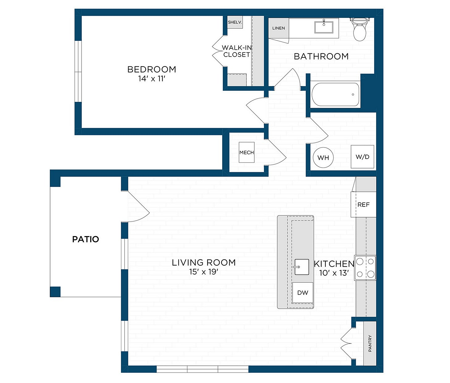 Floor Plan A4 | Echelon at Charlotte | Apartments in Charlotte, NC