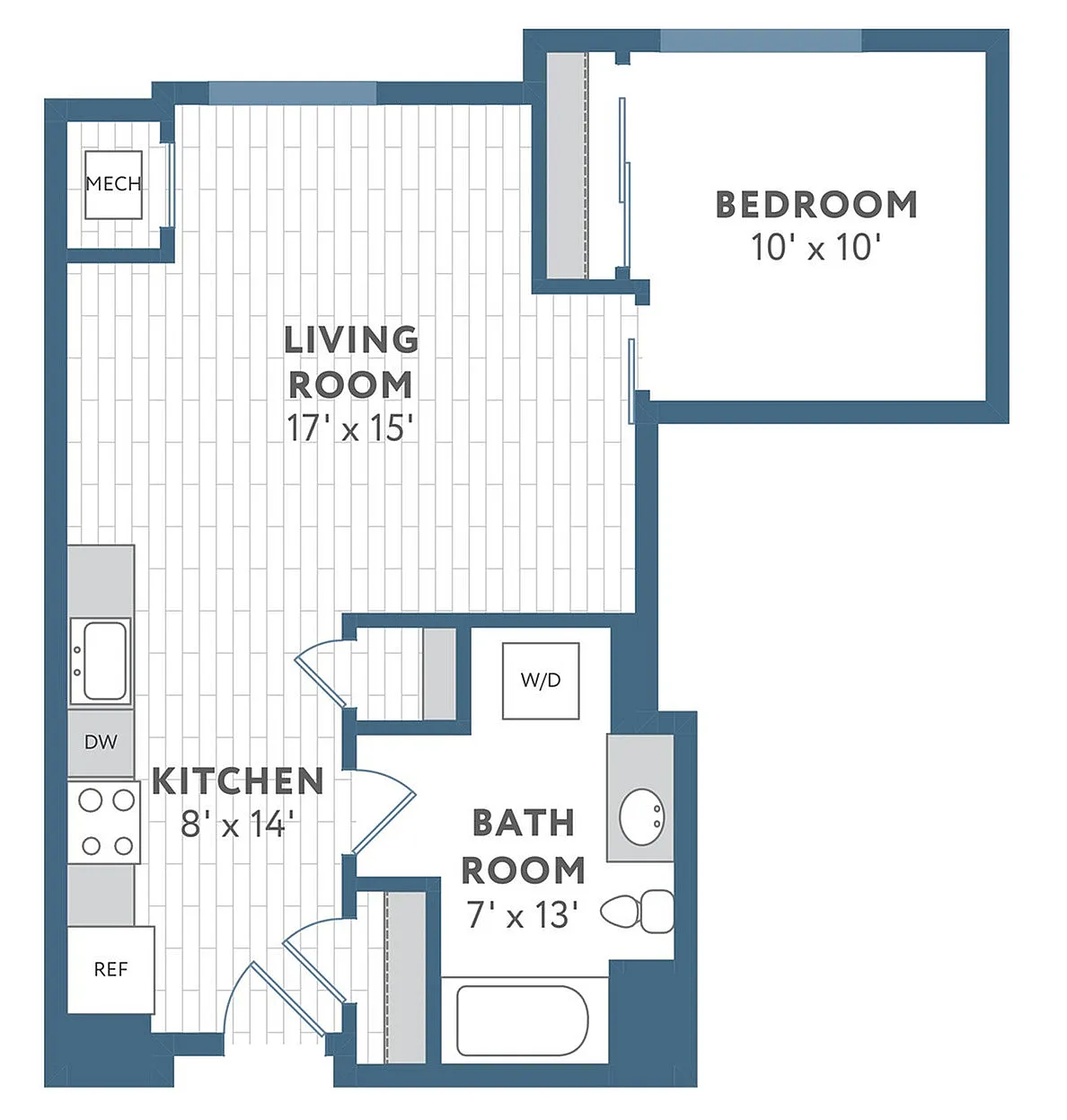 Floor Plan A2 | 22 Slate | Apartments in Madison, WI