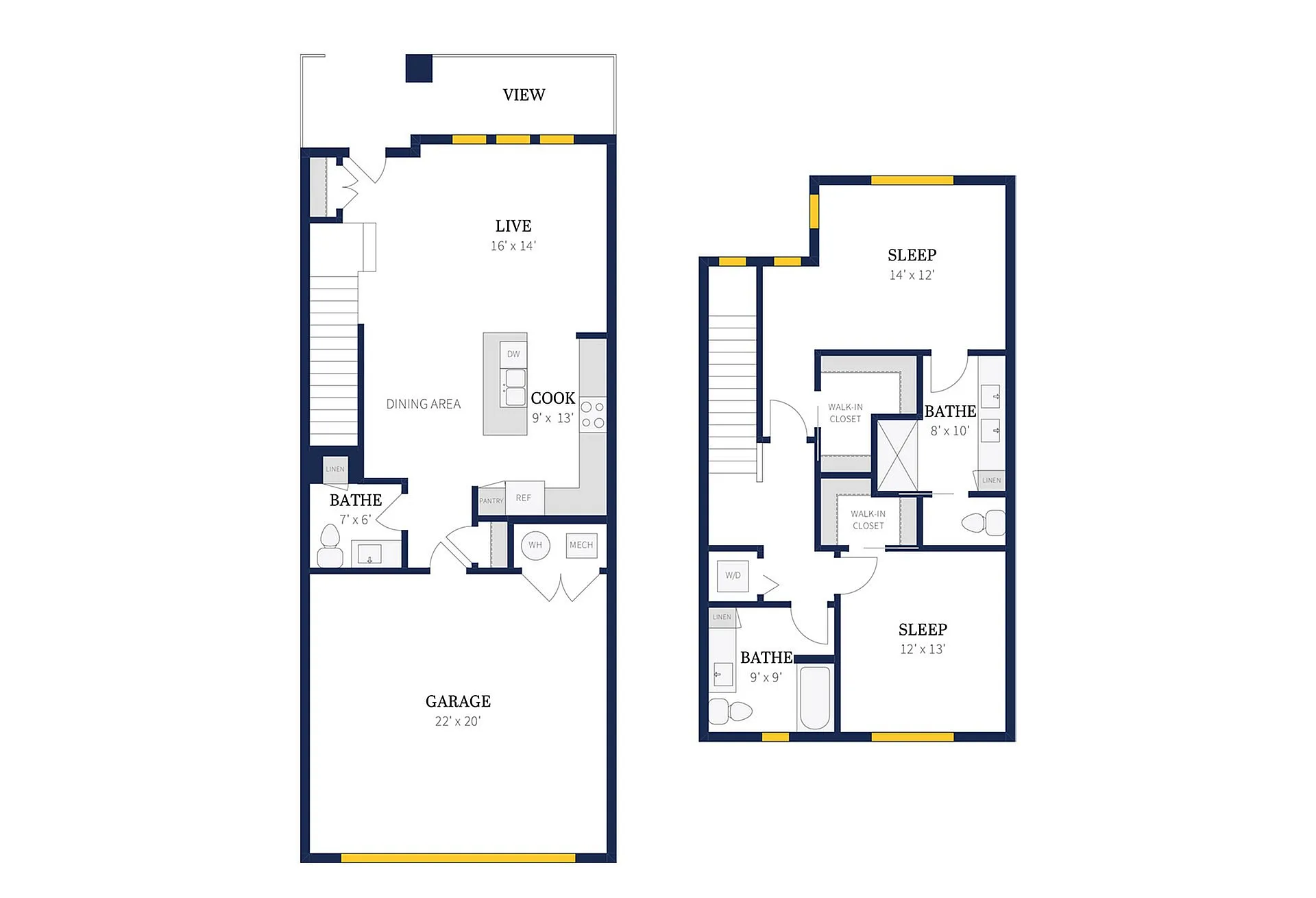 Floor Plan 2T | Arrabelle Apartments | Apartments in Cedarburg, WI