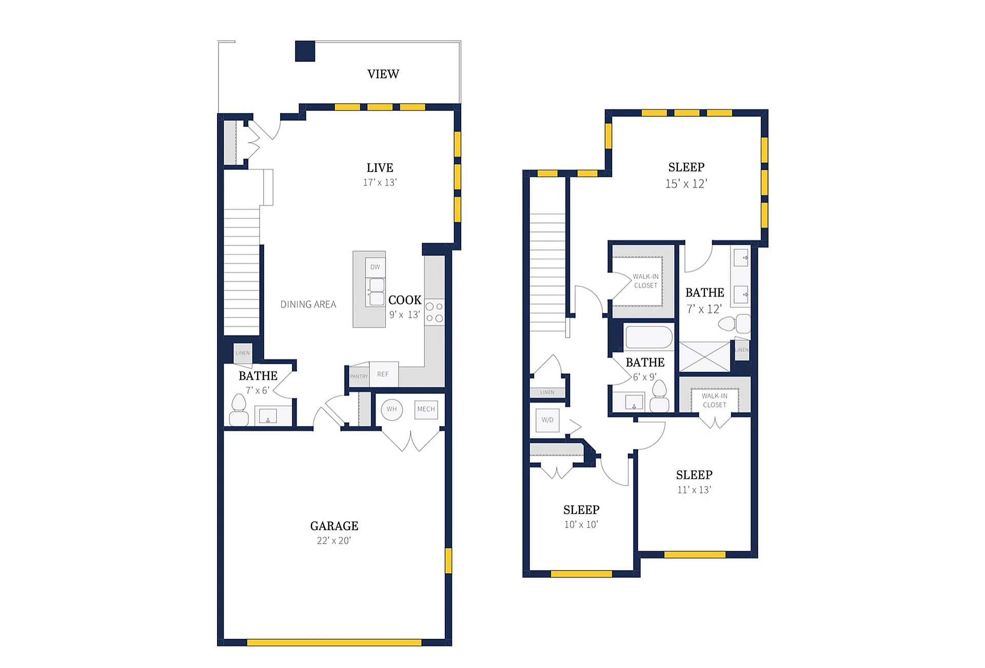 Floor Plan 3T | Arrabelle Apartments | Apartments in Cedarburg, WI