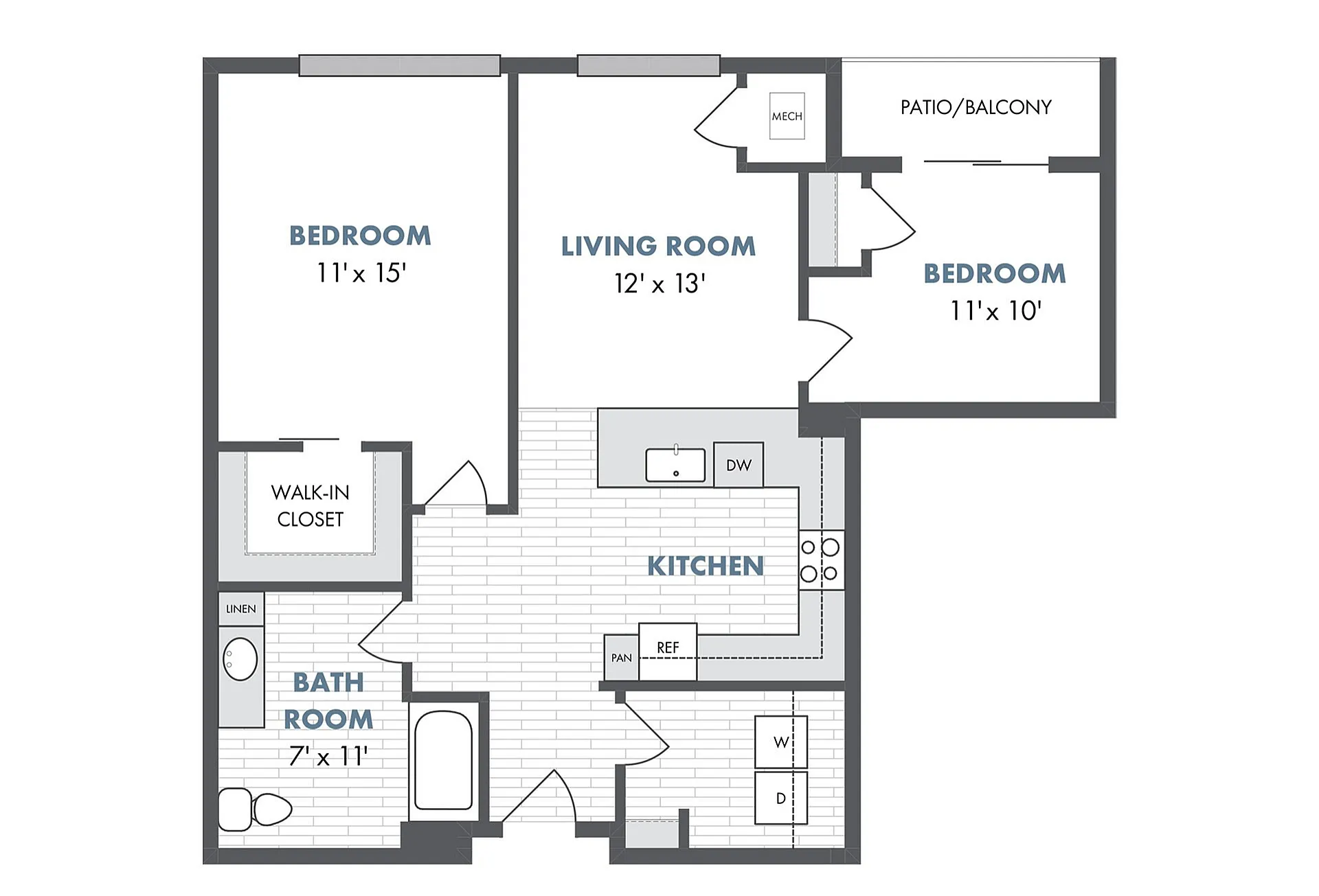 Floor Plan C1 | The Junction | Apartments in Menomonee Falls, WI