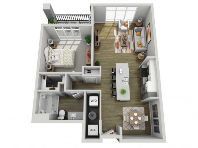Floor Plan 1I | State Street Station | Apartments in Wauwatosa, WI