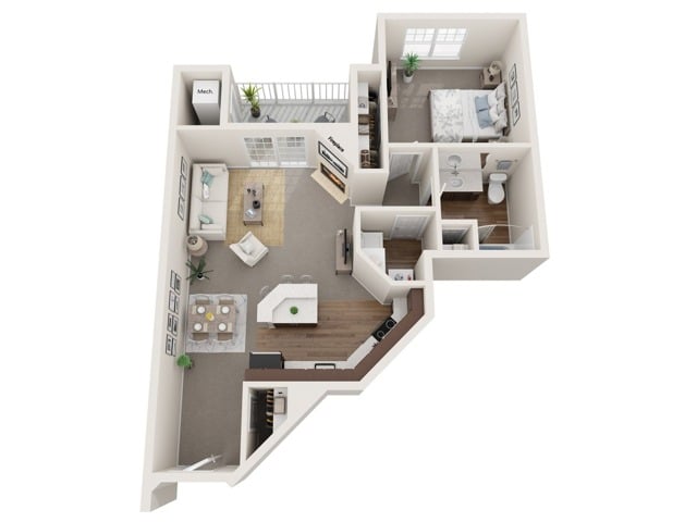The Vanheise | The Landmark at Hatchery Hill | Apartments in Fitchburg, WI