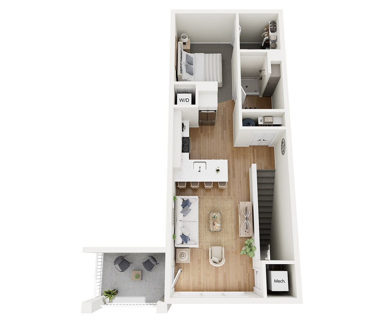 Floor Plan S1 | Echelon at Charlotte | Apartments in Charlotte, NC