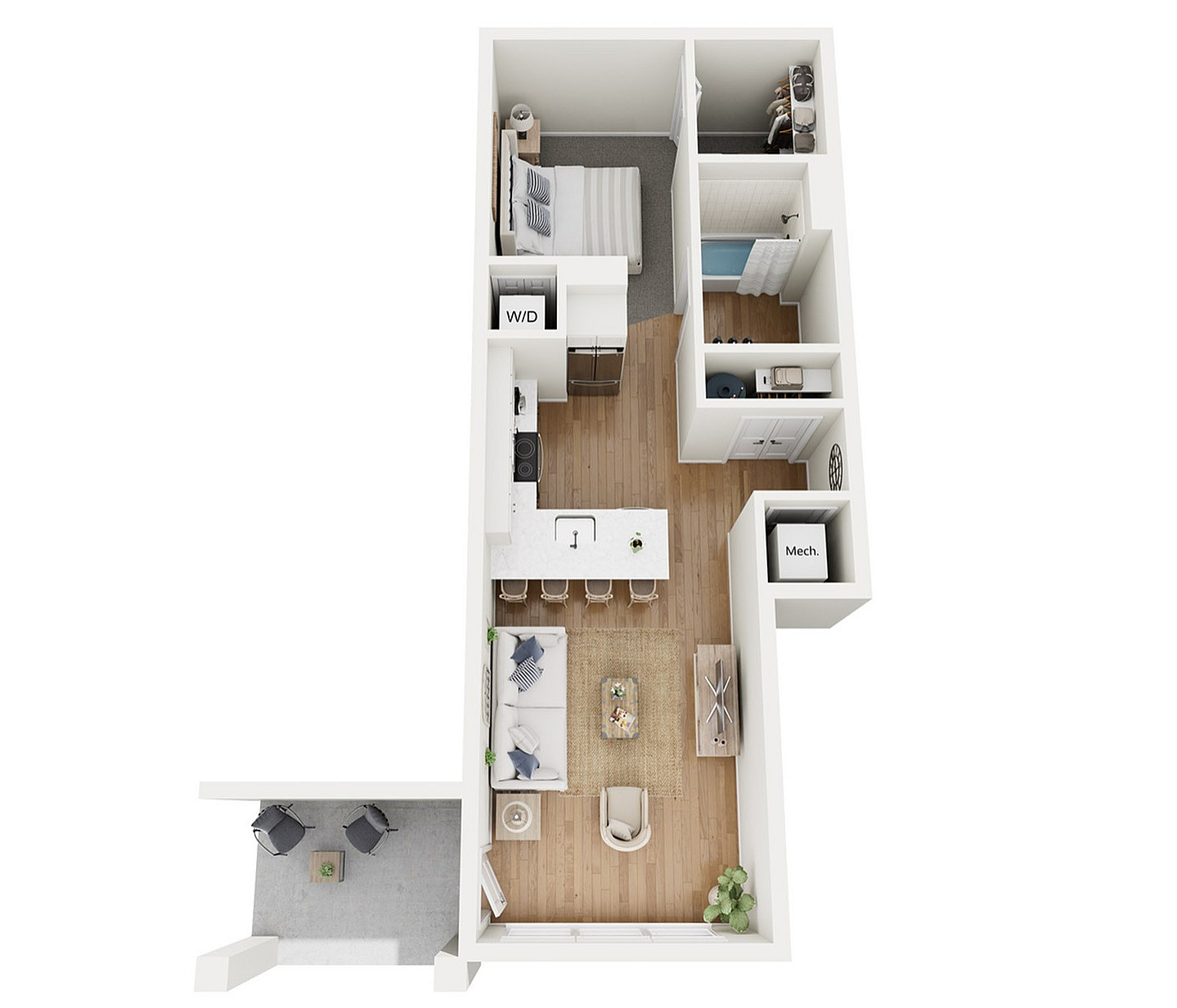 Floor Plan S2 | Echelon at Charlotte | Apartments in Charlotte, NC