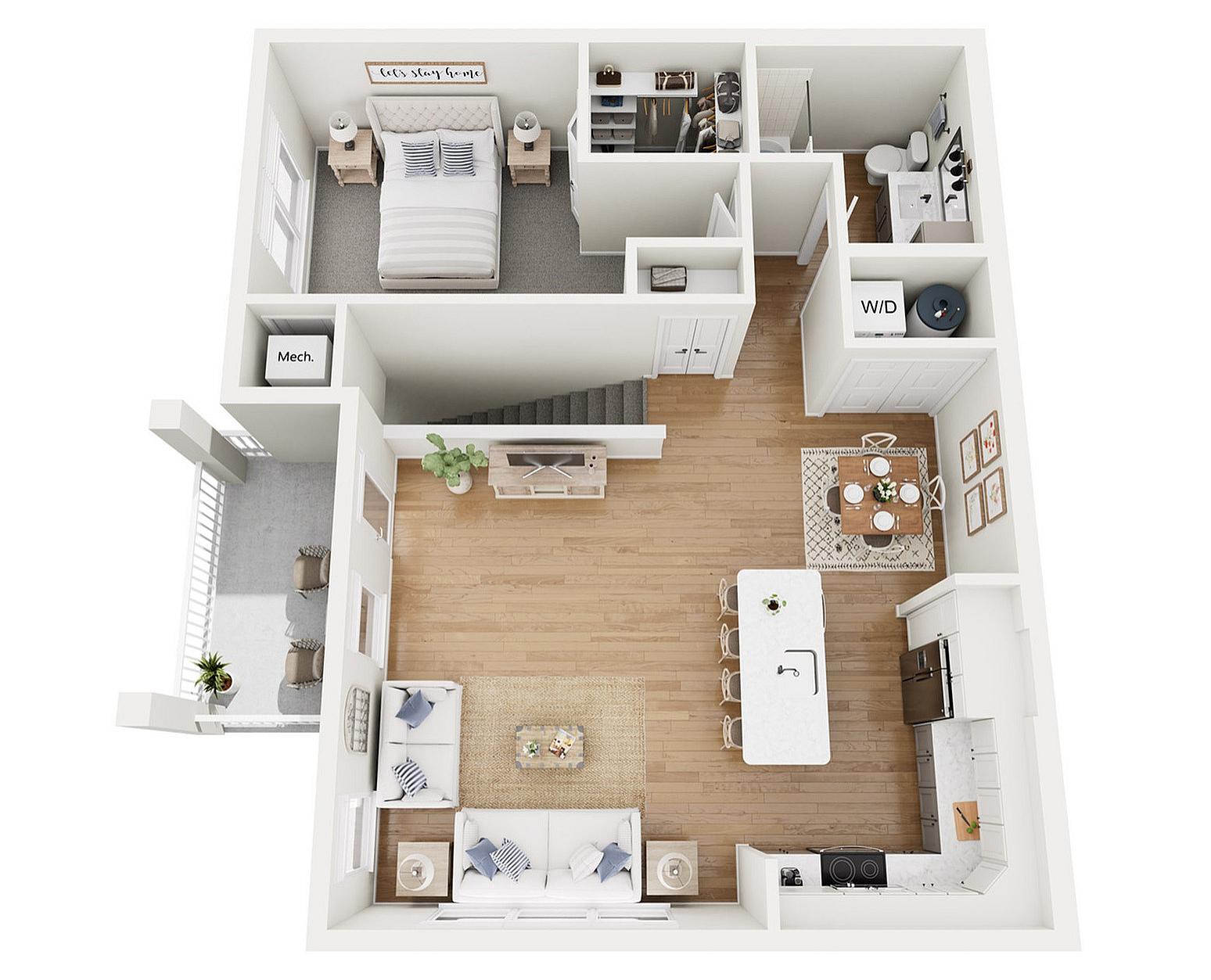 Floor Plan A2 | Echelon at Charlotte | Apartments in Charlotte, NC
