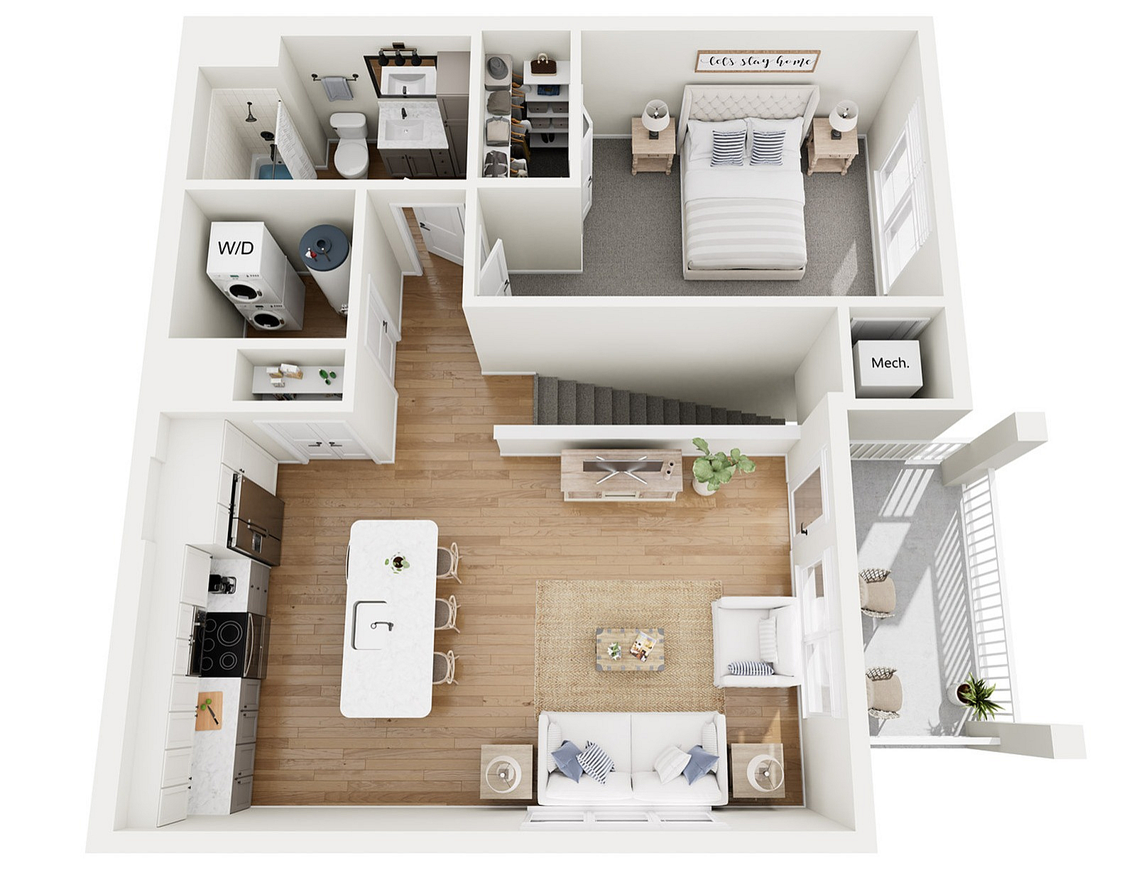 Floor Plan A5 | Echelon at Charlotte | Apartments in Charlotte, NC