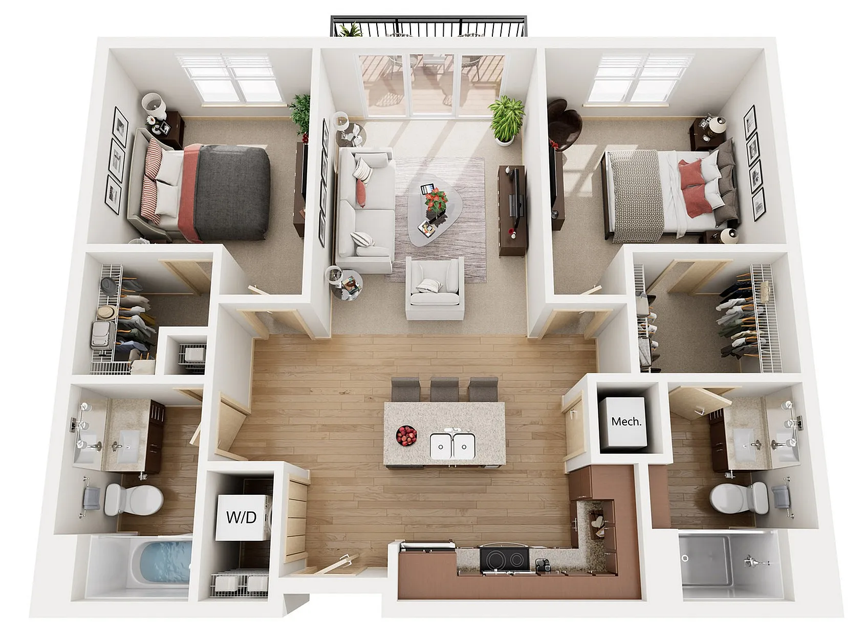 2A | 1505 Apartments & Townhomes