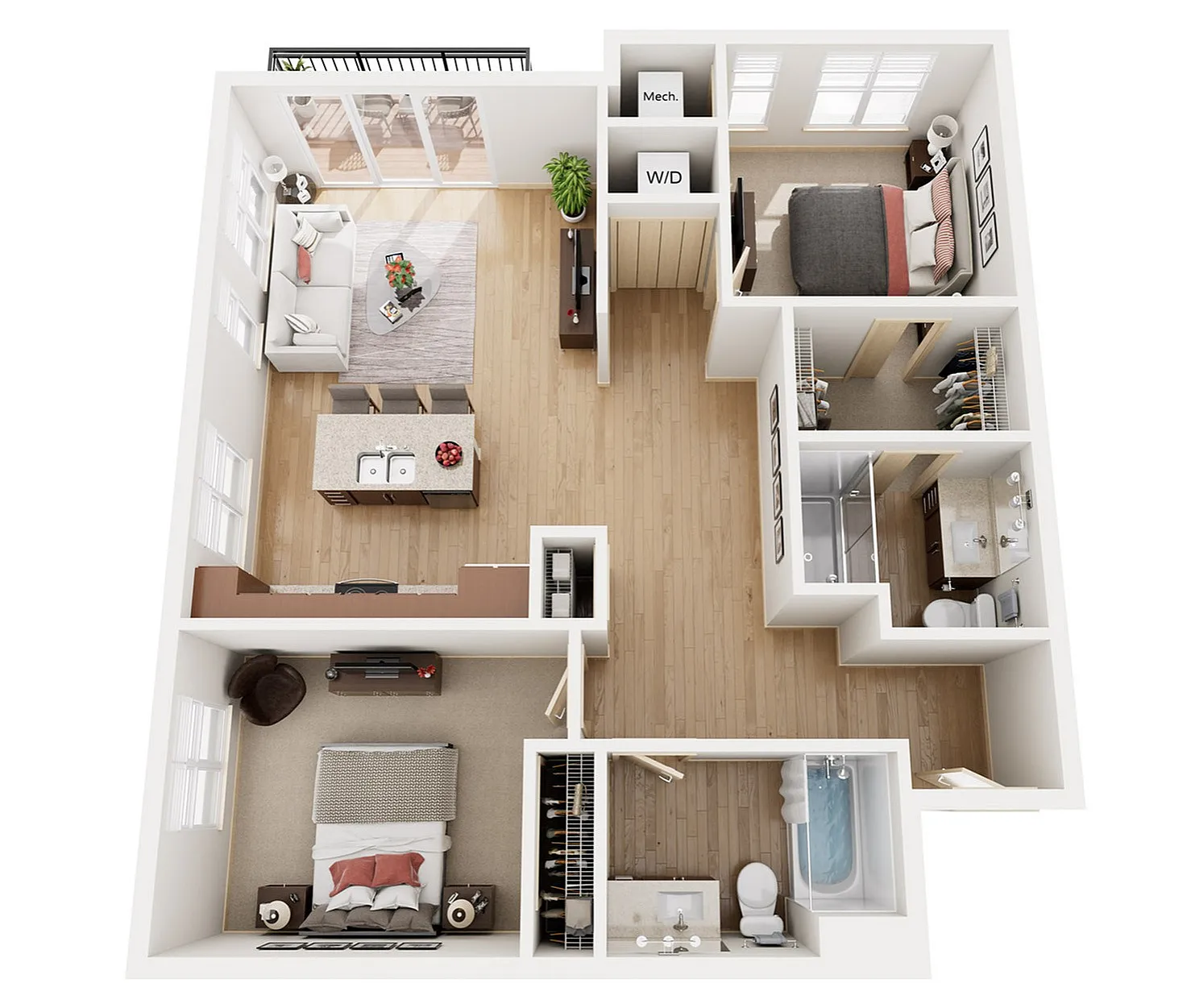 2B | 1505 Apartments & Townhomes