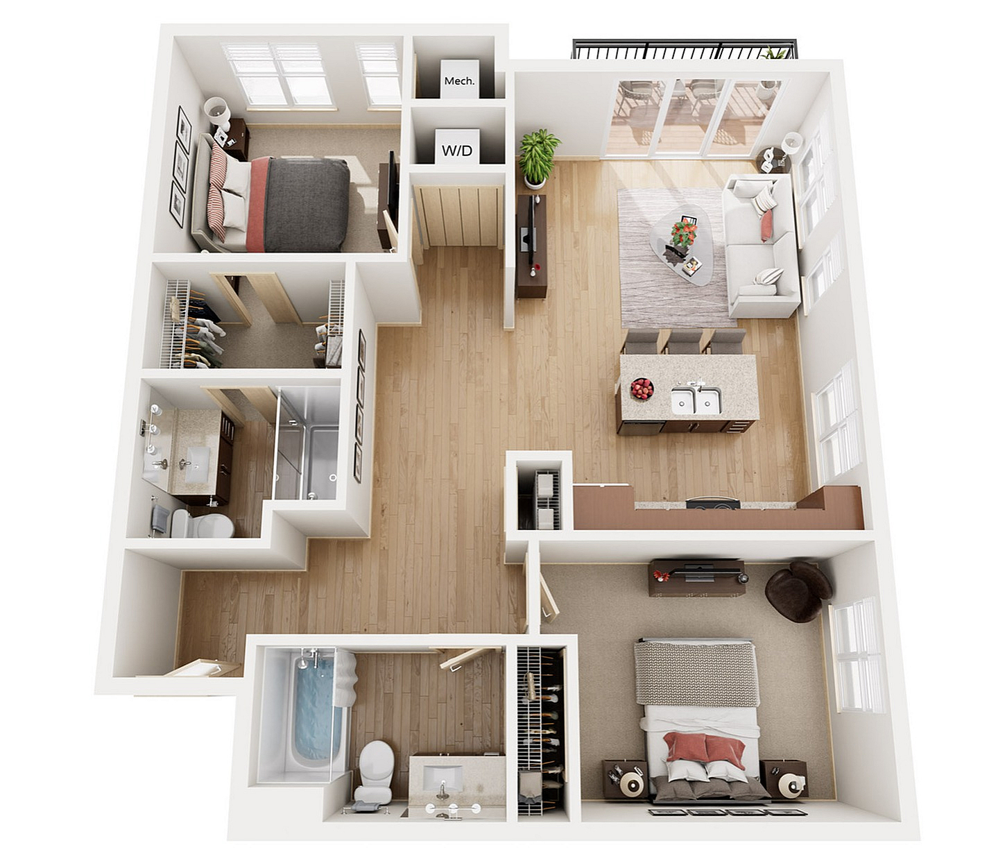 2C | 1505 Apartments & Townhomes