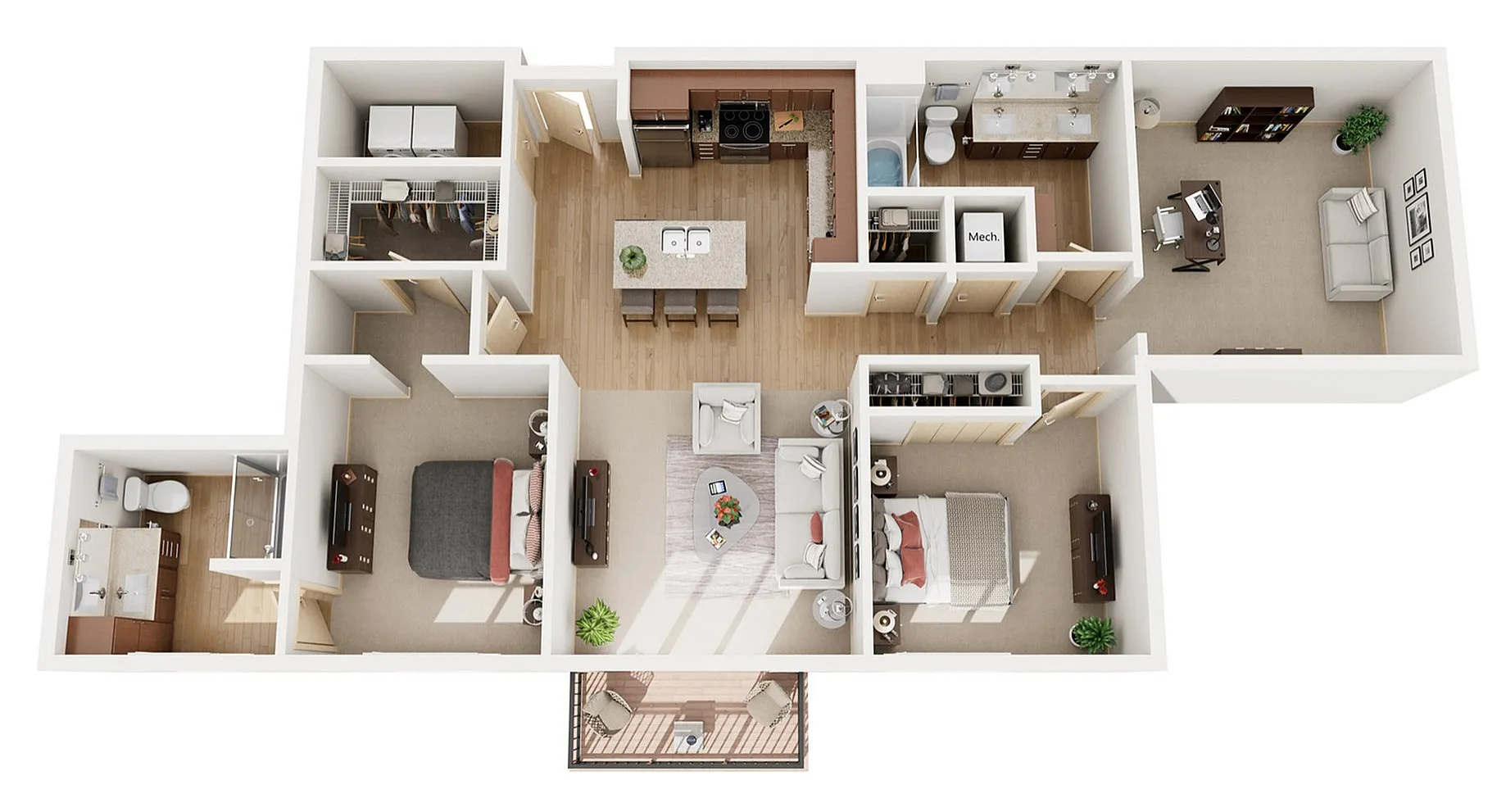 2F | 1505 Apartments & Townhomes