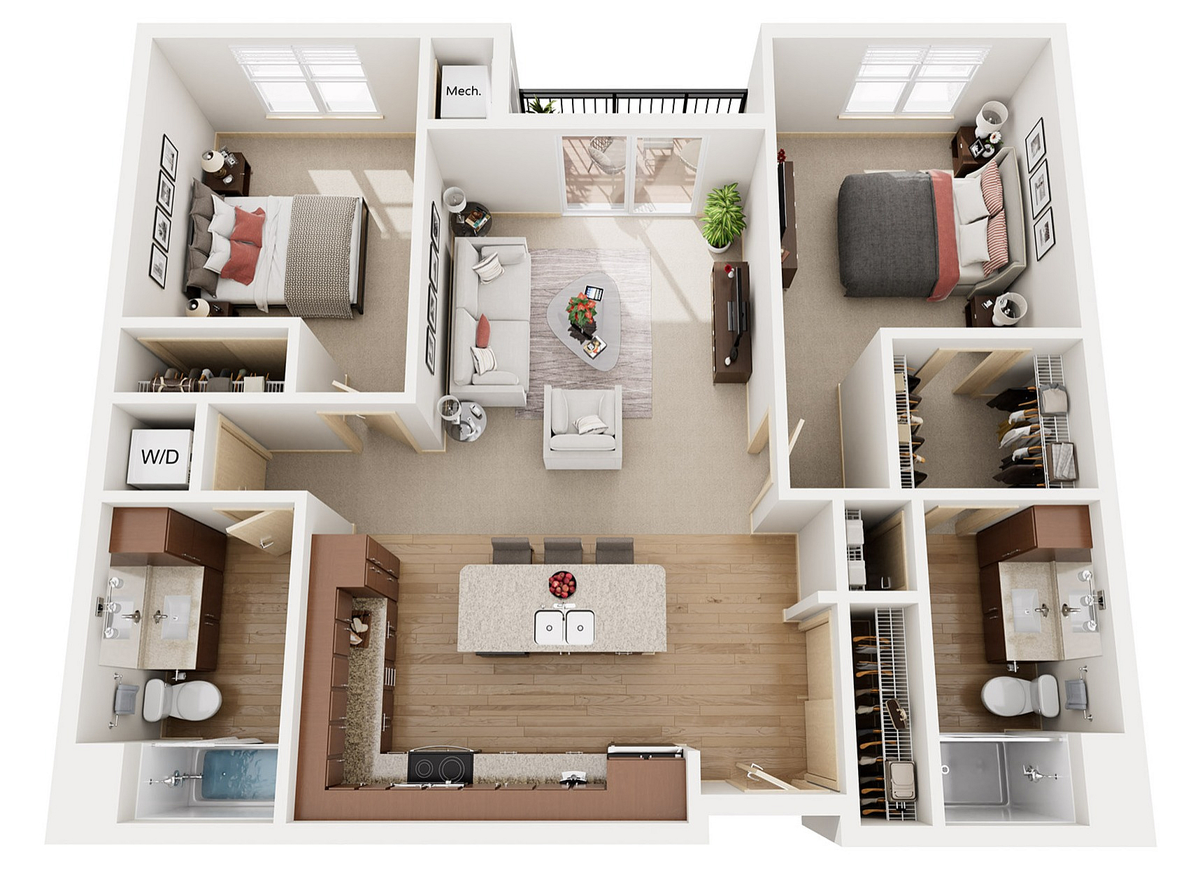 D2 | 1505 Apartments & Townhomes