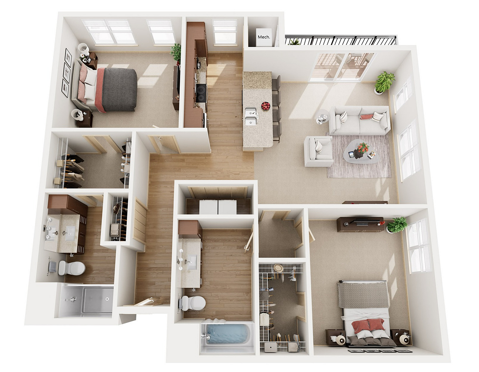 D4 | 1505 Apartments & Townhomes
