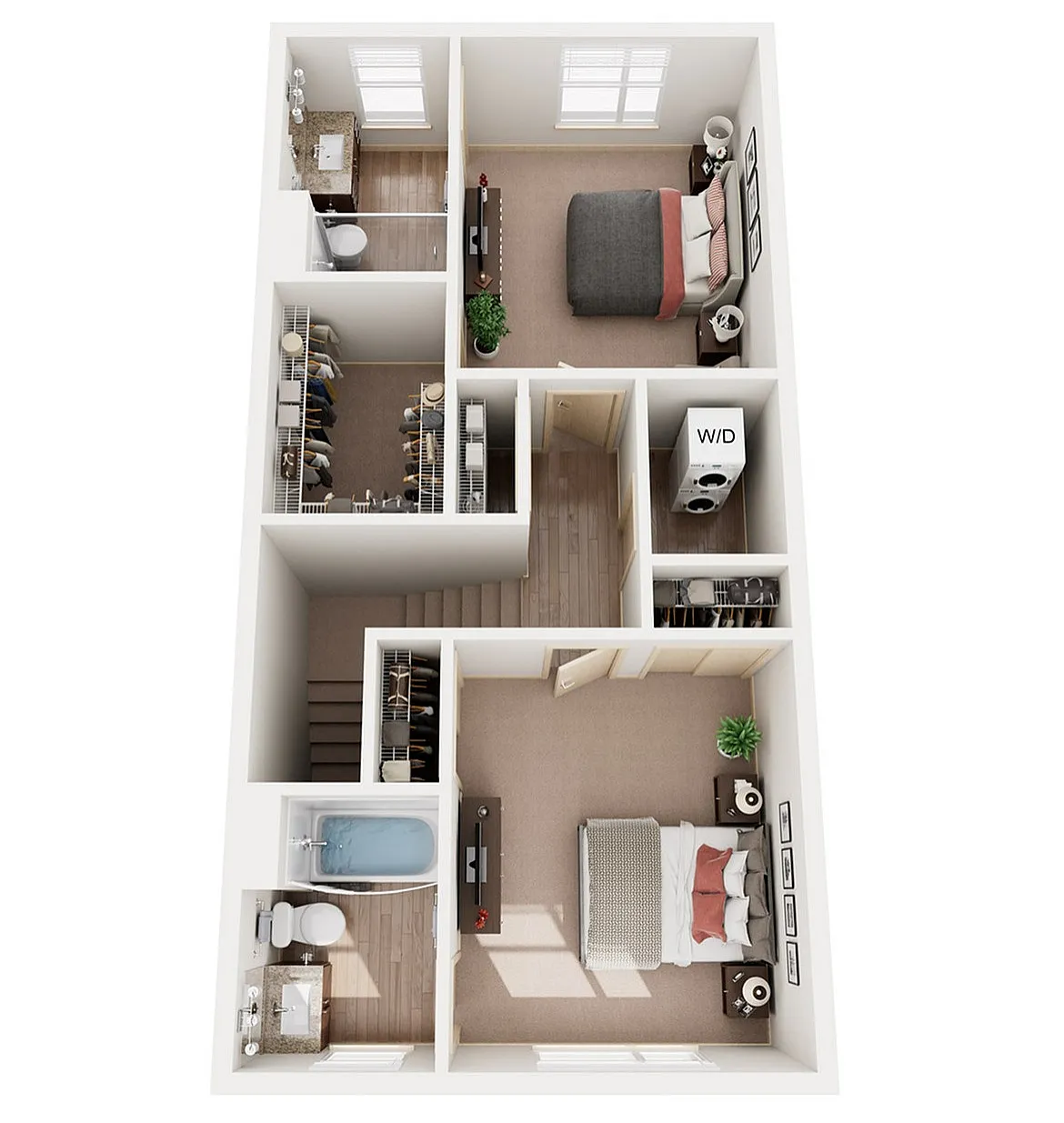 T2 Second Floor | 1505 Apartments & Townhomes