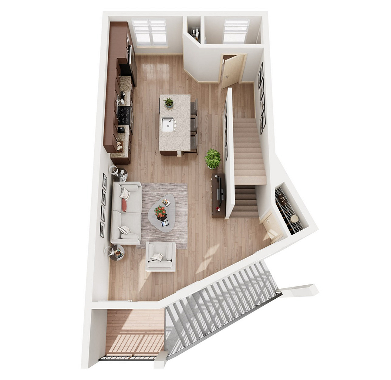 T3 First Floor | 1505 Apartments & Townhomes