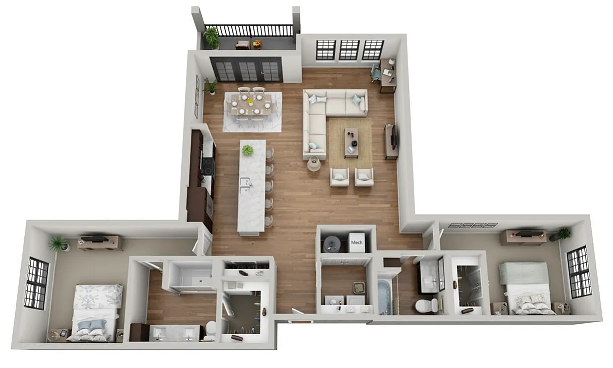 Floor Plan 2I | Arrabelle Apartments | Apartments in Cedarburg, WI