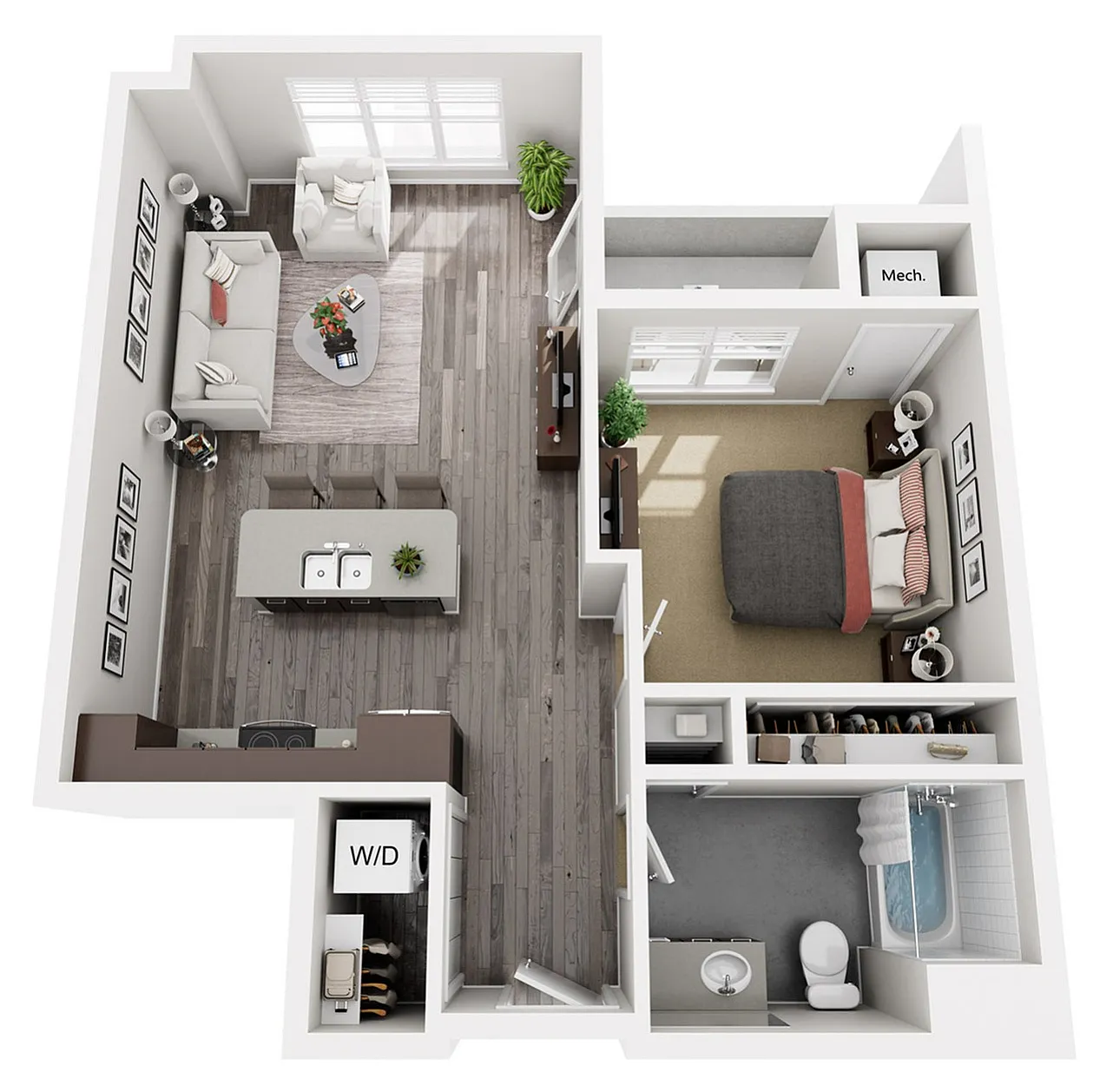 Floor Plan B5 | 22 Slate | Apartments in Madison, WI