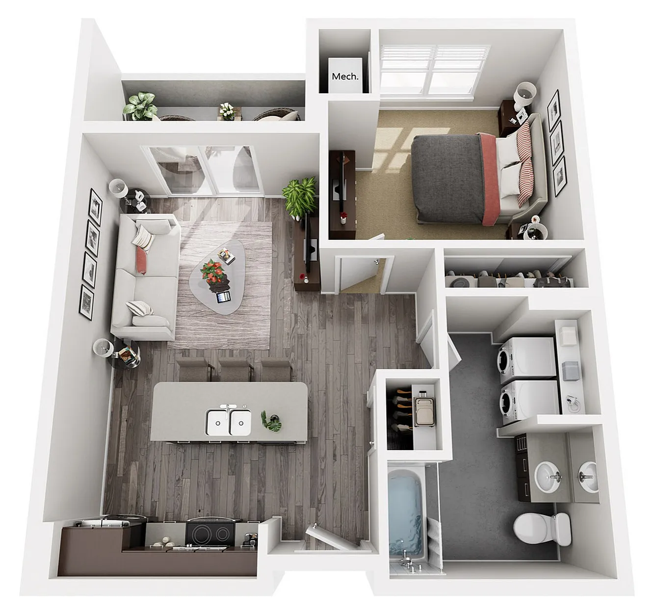 Floor Plan B2 | 22 Slate | Apartments in Madison, WI