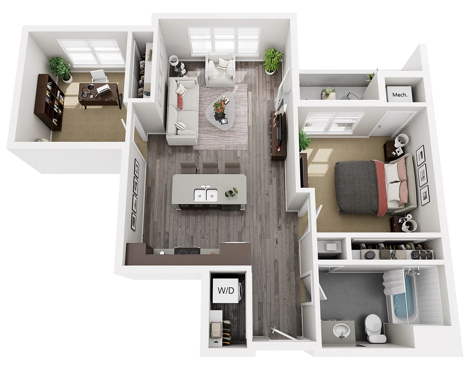 Floor Plan C2 | 22 Slate | Apartments in Madison, WI