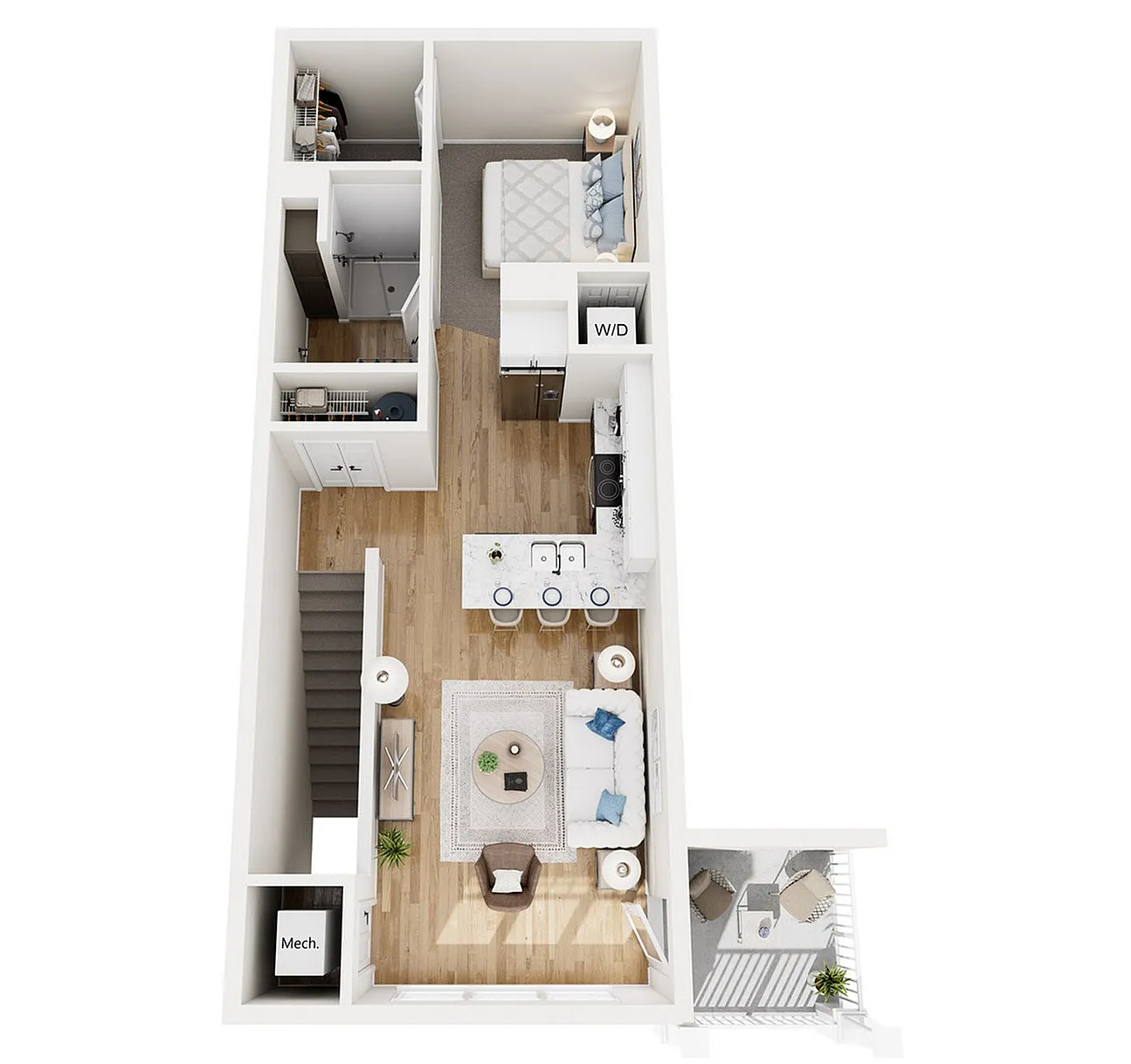 Floor Plan A | Seasons at Spring Street | Apartments in Mount Pleasant, WI