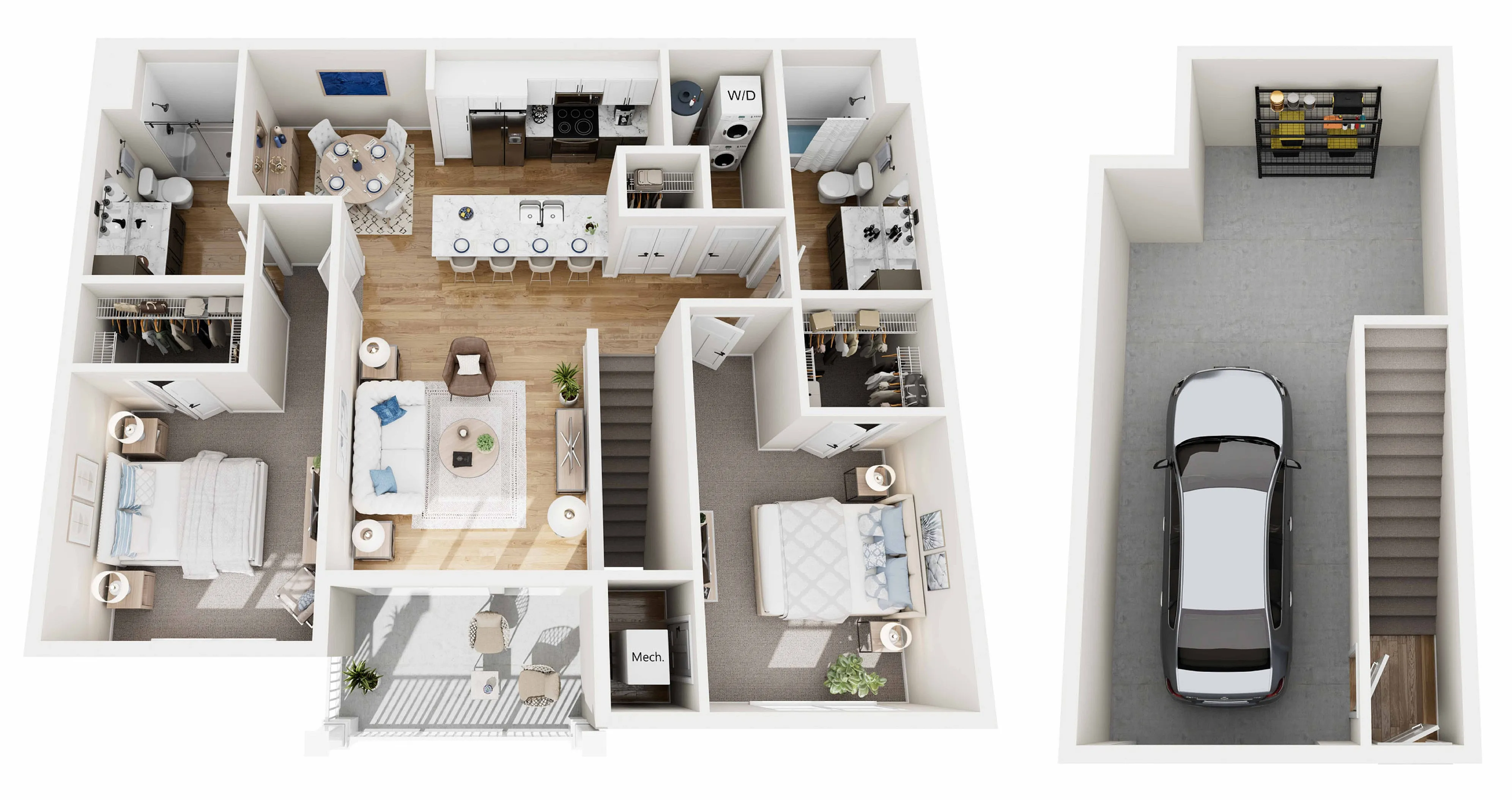 Floor Plan 2E | Seasons at Spring Street | Apartments in Mount Pleasant, WI
