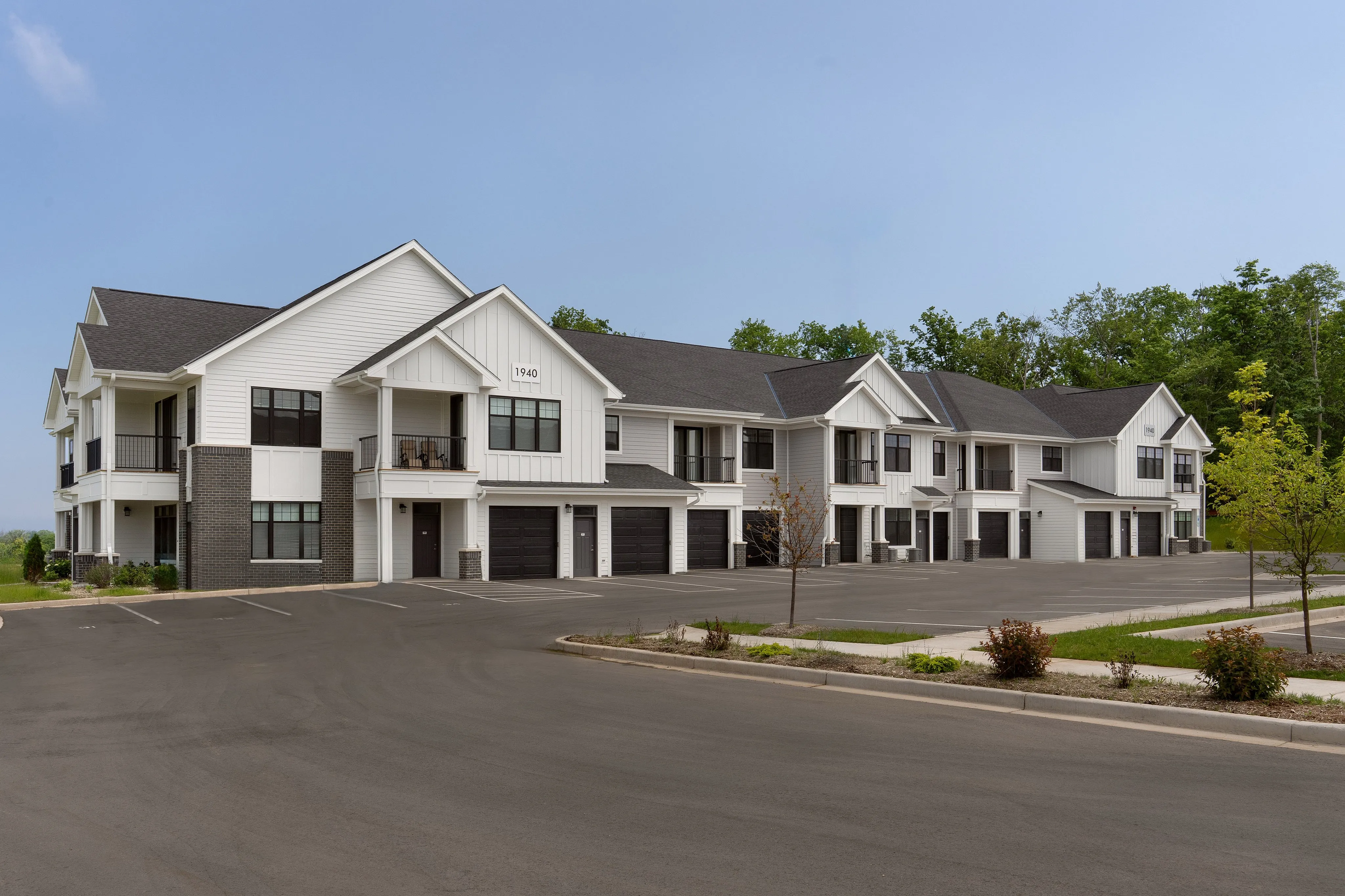 Exterior Resident garages