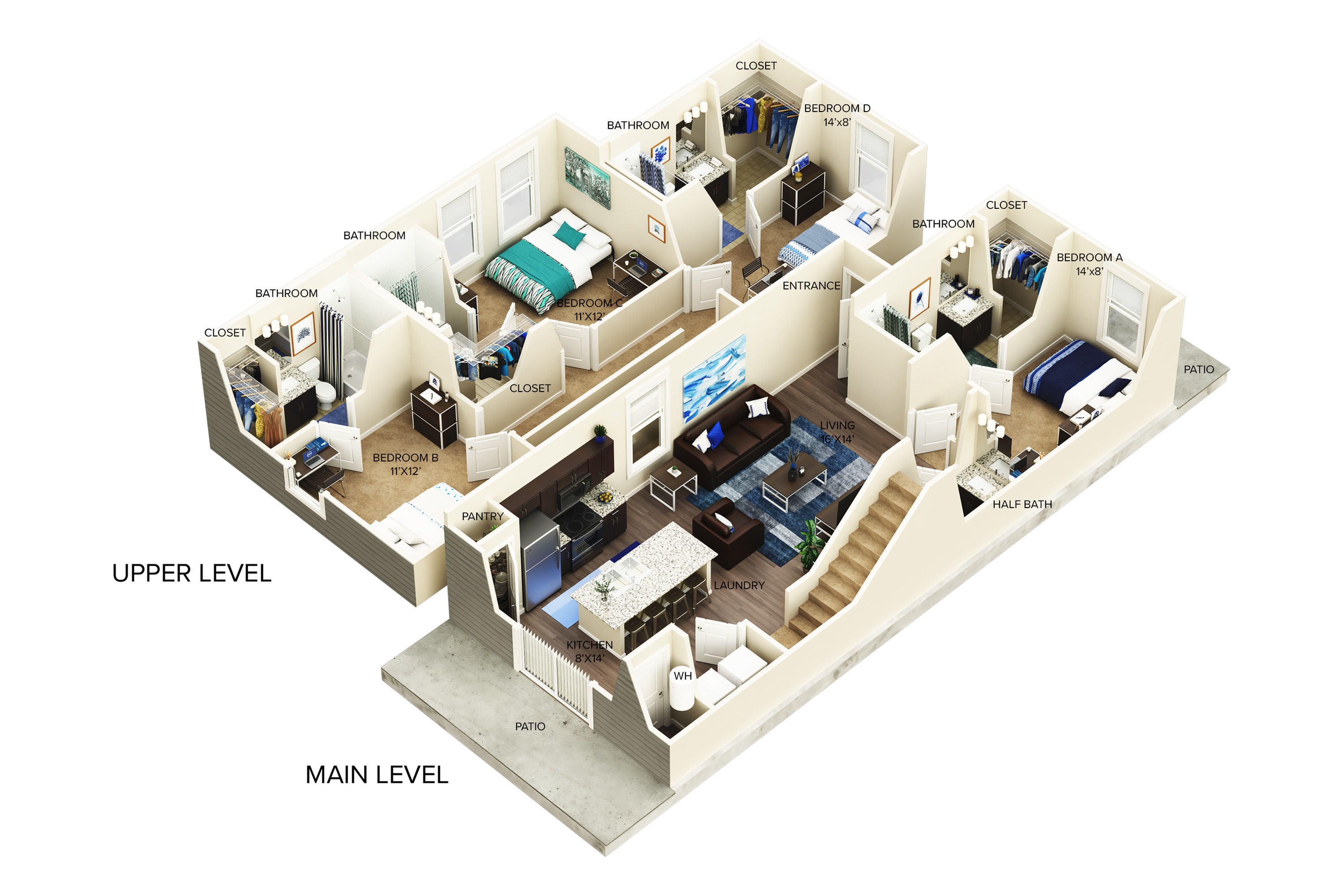 Floor Plans & Availability The Nest KU Off Campus Housing