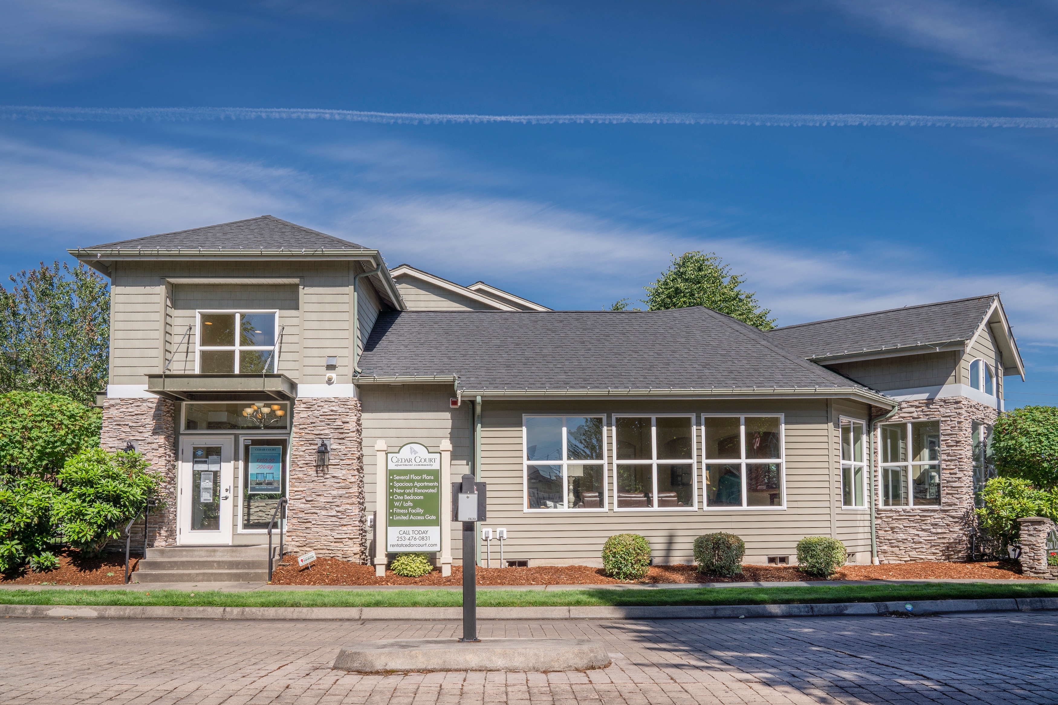 Leasing Office + Clubhouse l Apartments for Rent in Tacoma, WA l Cedar Court Apartments