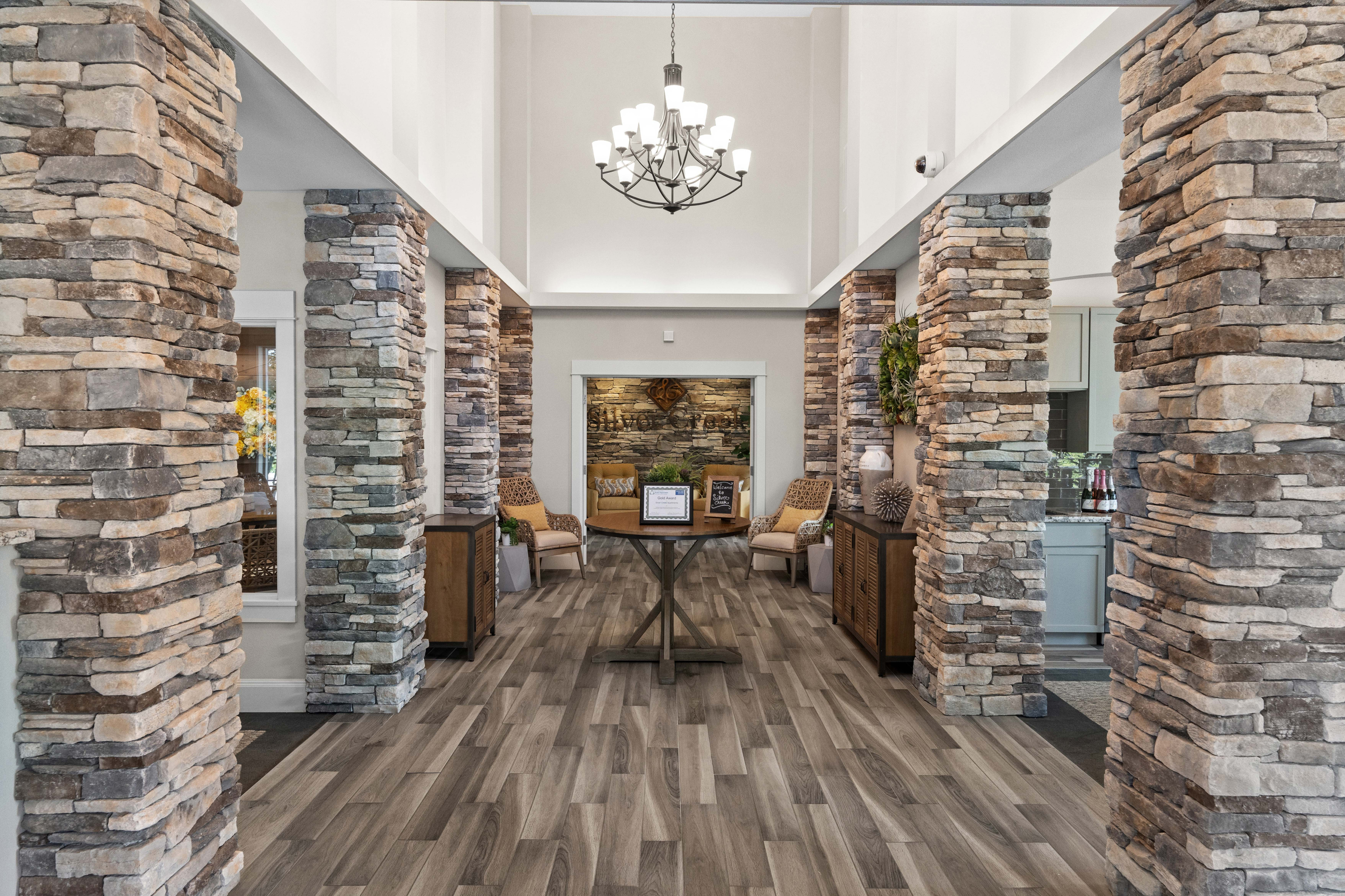 Modern Organic Interior Design l Luxury Apartments in Puyallup, WA l Silver Creek