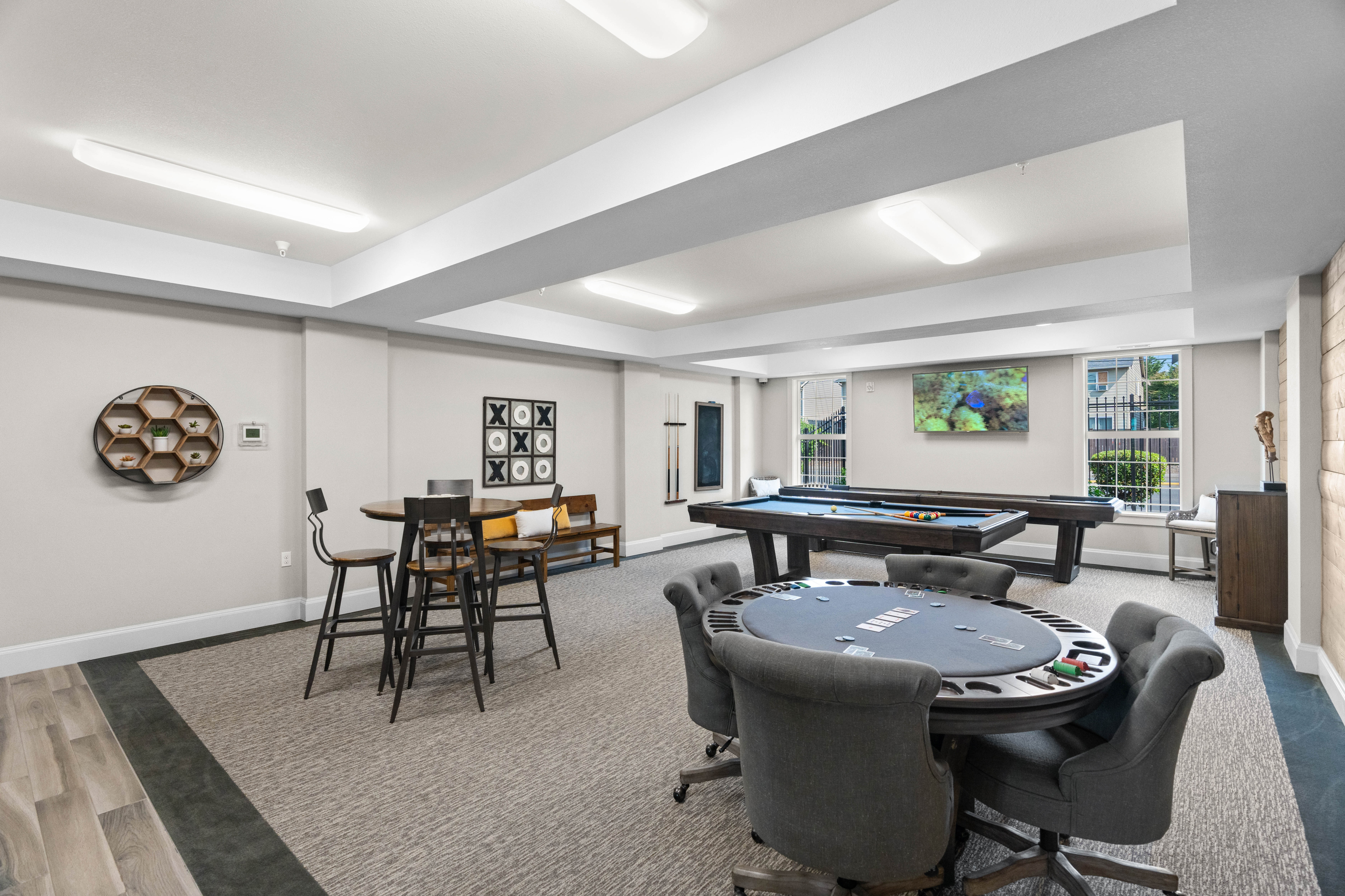 Recreation and Game Lounge l Luxury Apartments in Puyallup, WA l Silver Creek