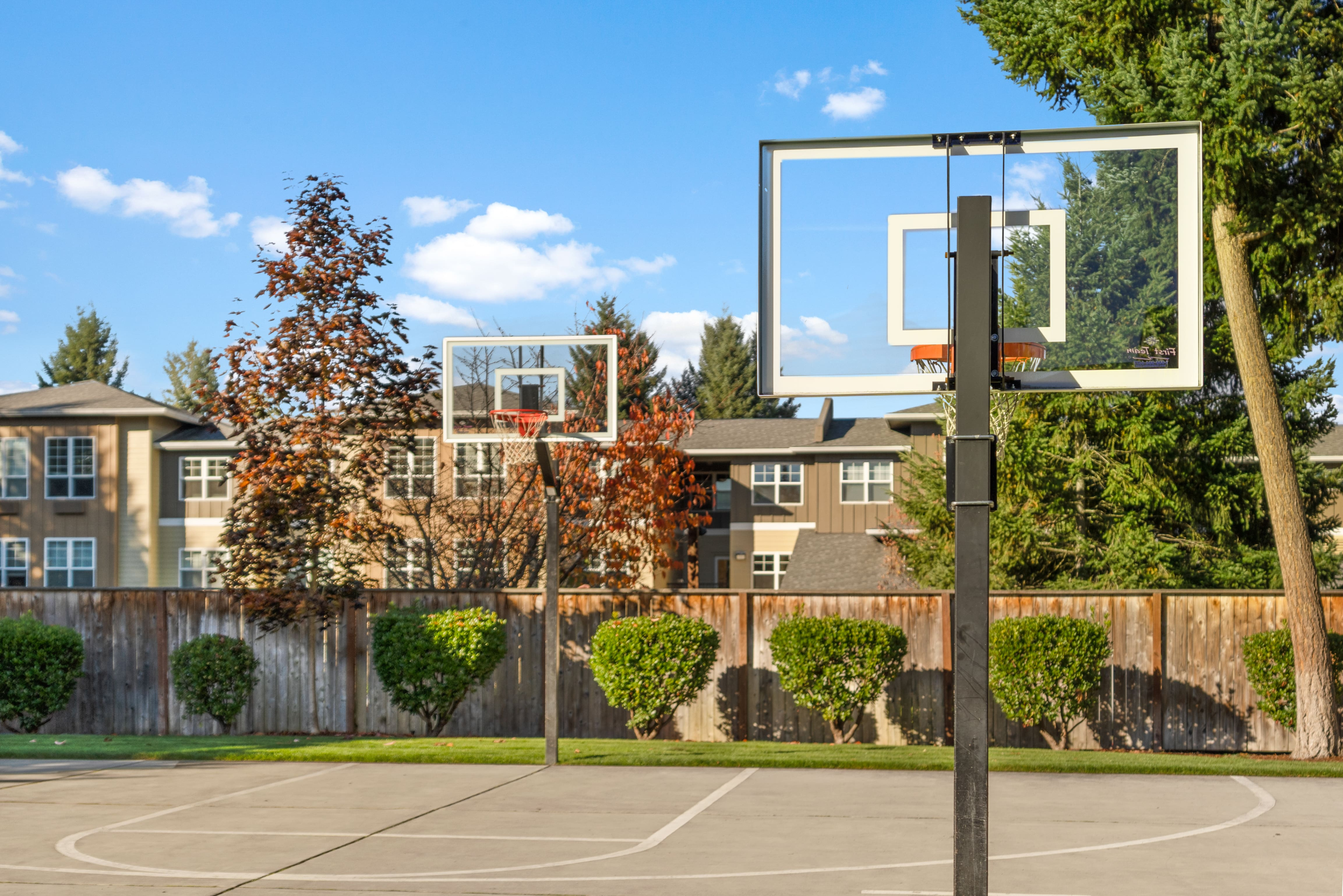 Outdoor Basketball Court