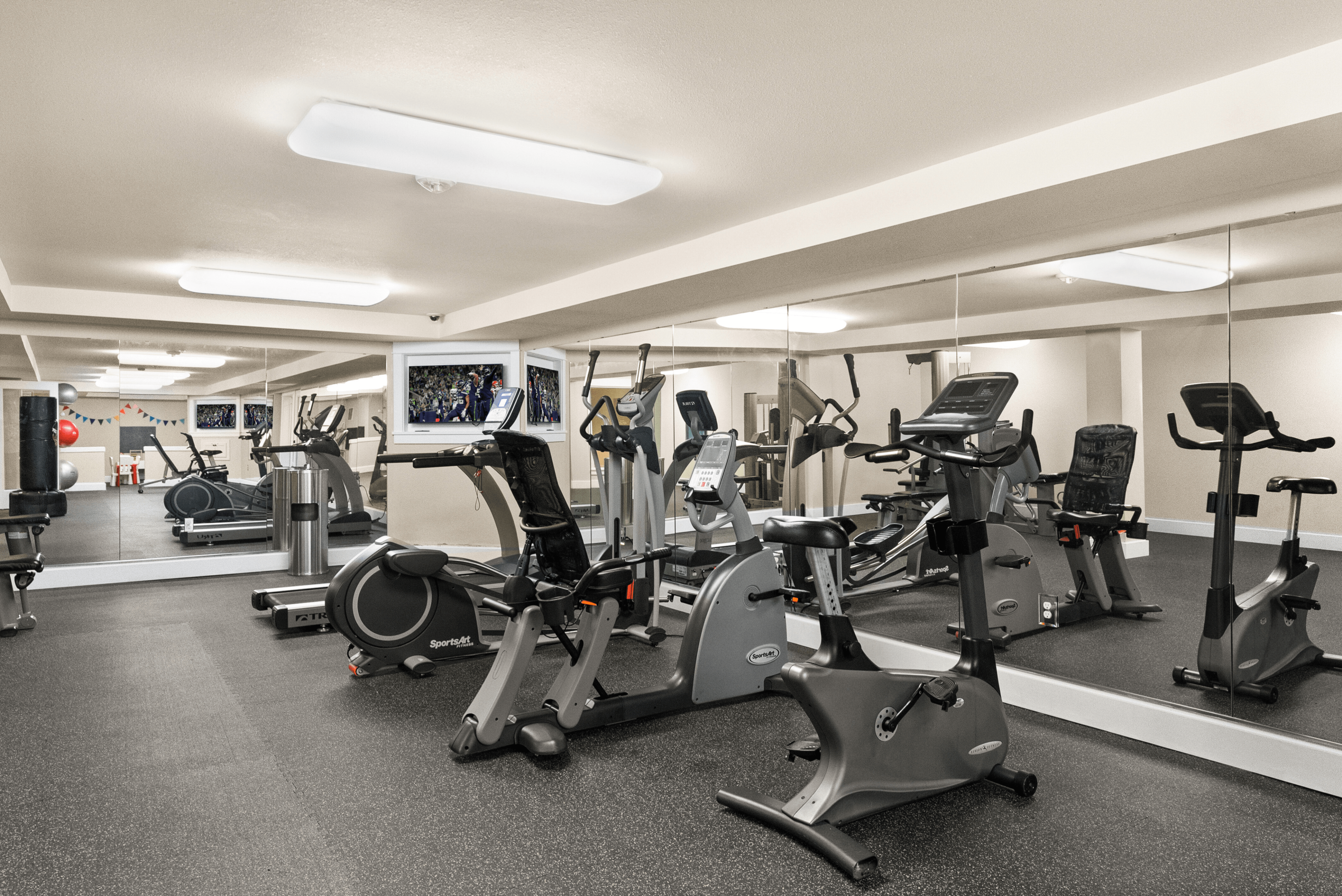 Resident Fitness Center l Apartments for Rent in Tacoma, WA l Fircrest Gardens Apartments