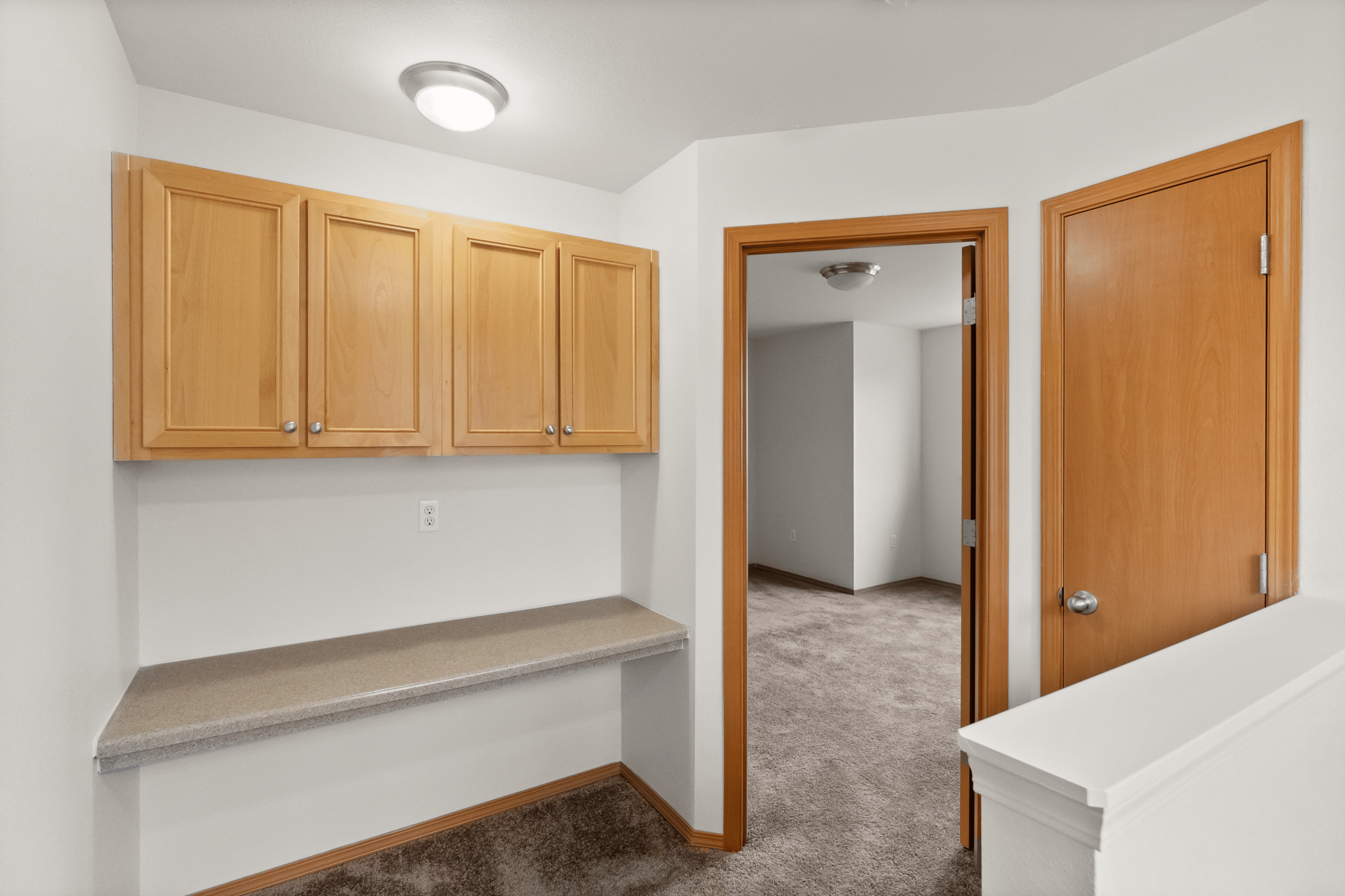 2x2 Townhome Hallway l Apartments for Rent in Tacoma, WA l Fircrest Gardens Apartments
