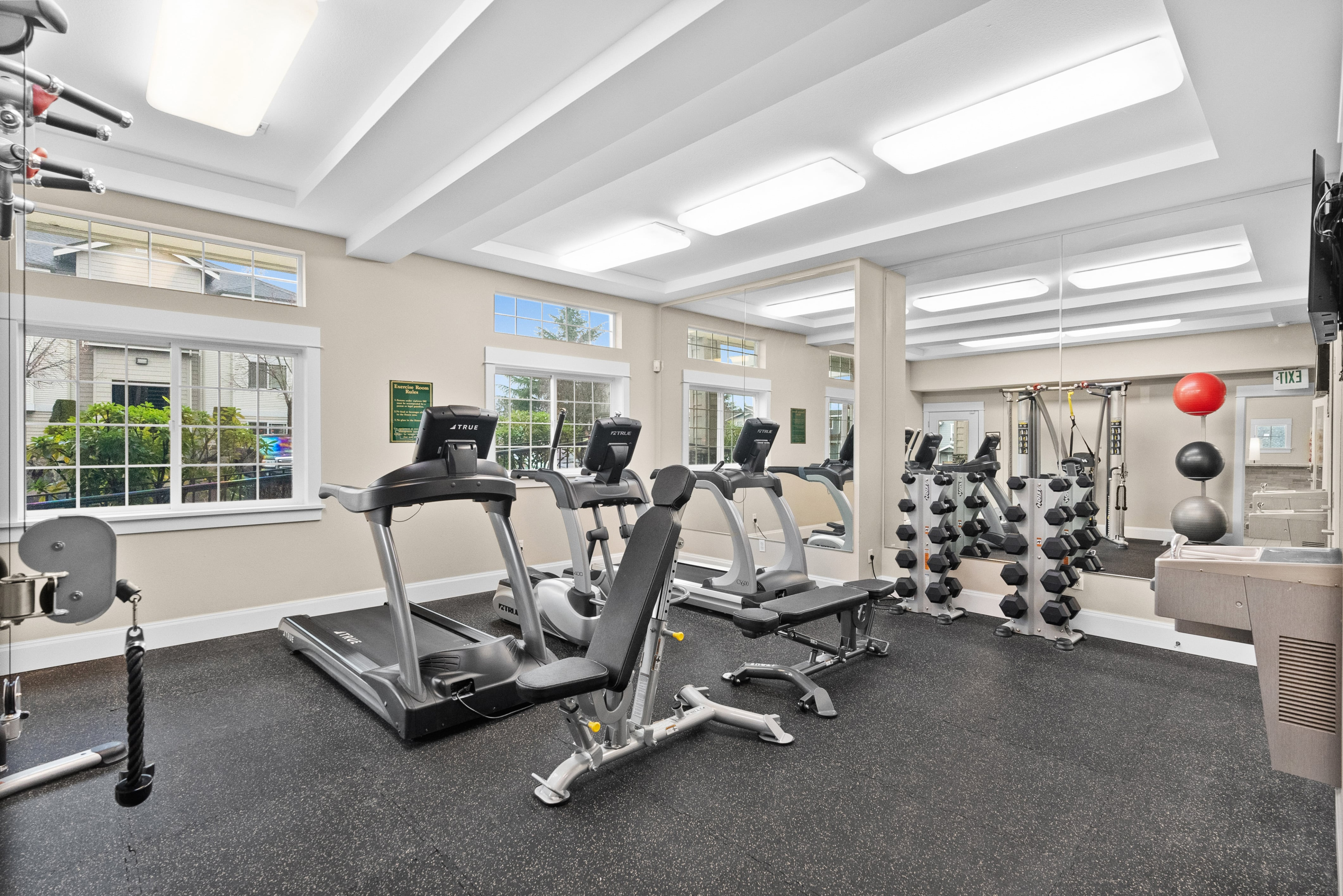 Fitness Center l Villas at Lawrence Apartments l Tacoma, Wa