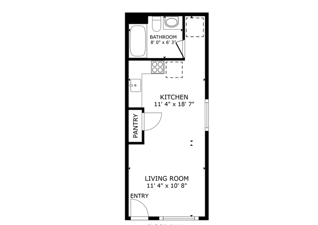 Studio Economy 390 Sq Ft