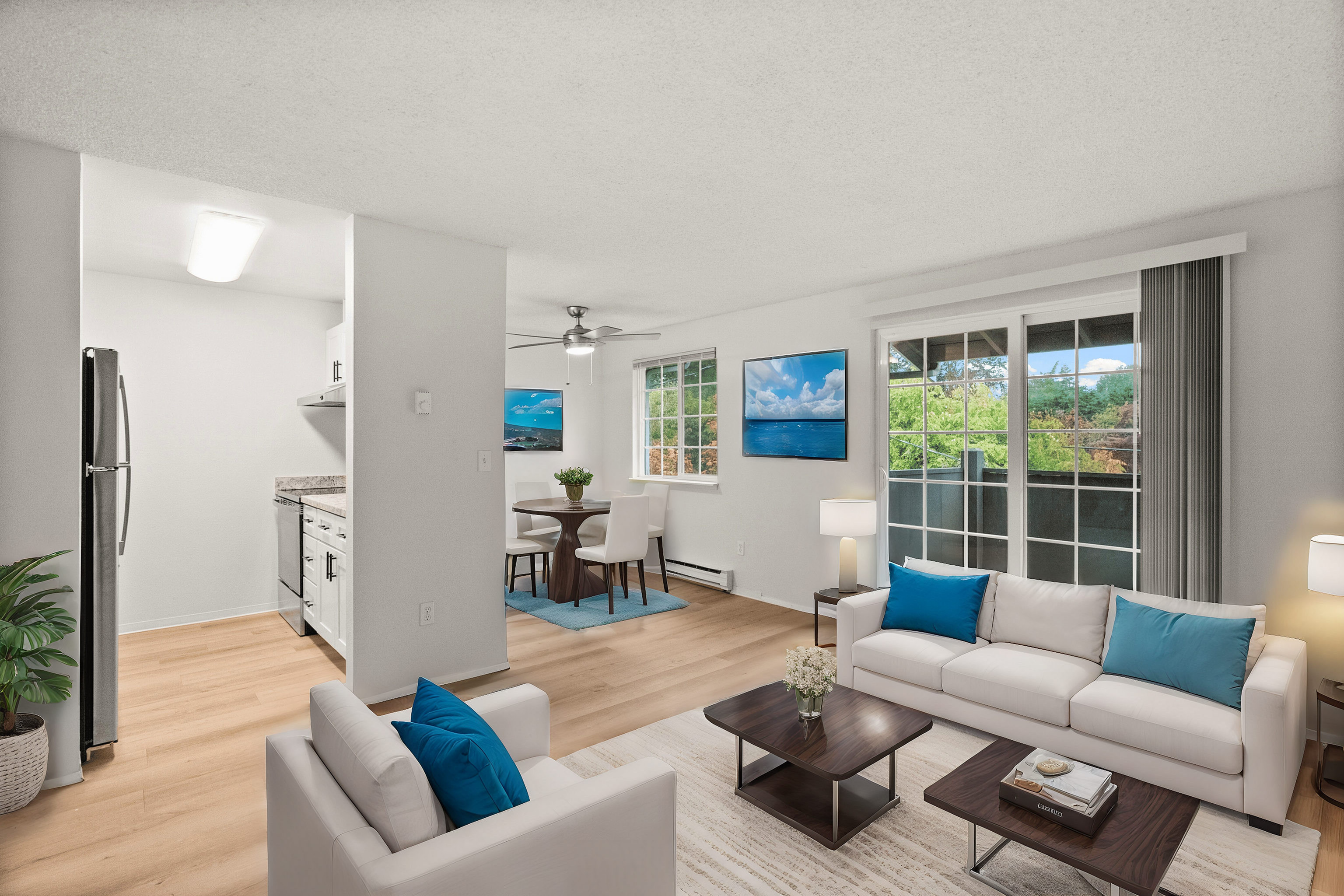 One Bedroom Staged
