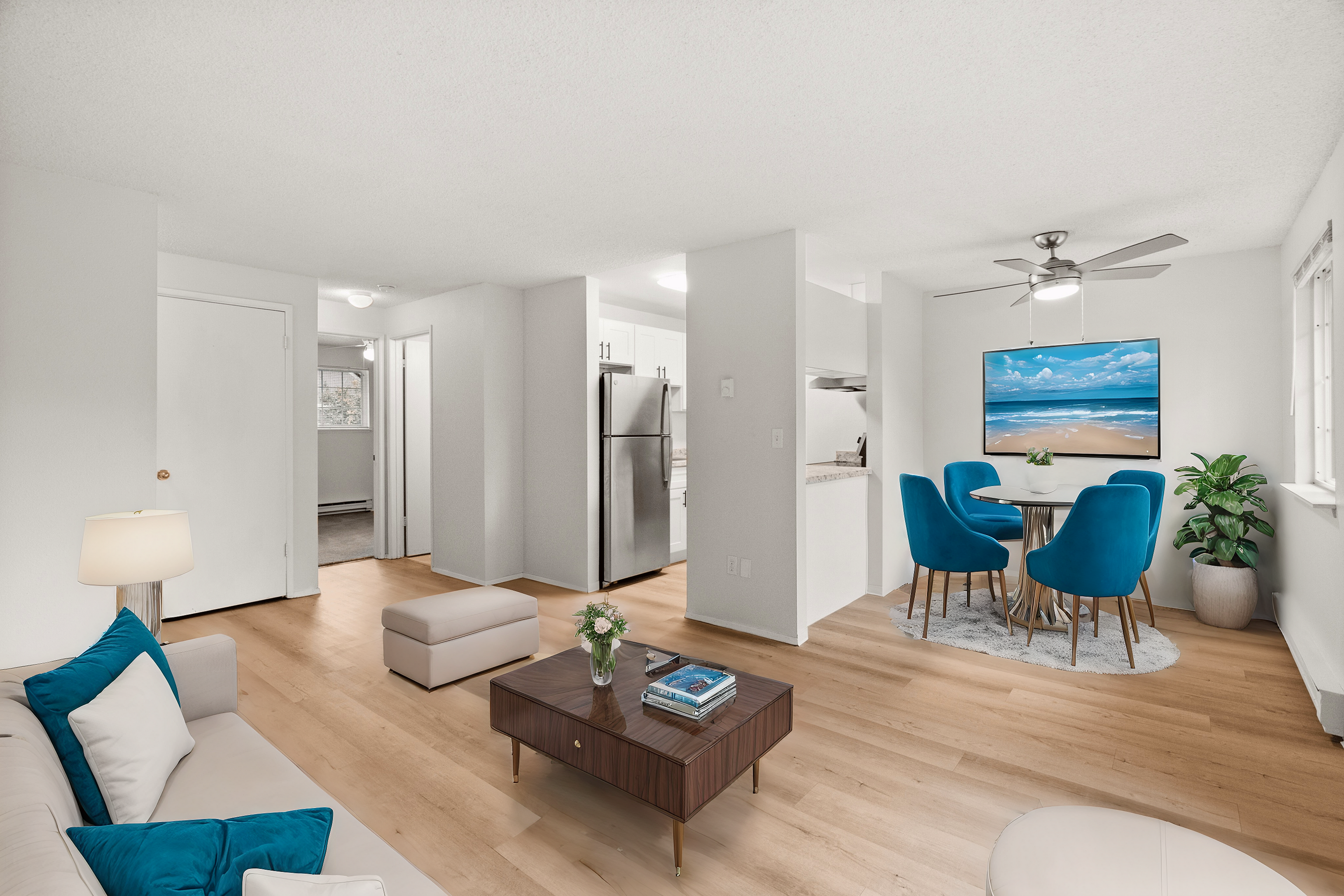 One Bedroom Staged